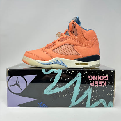 Jordan 5 Retro DJ Khaled We The Best Crimson Bliss sneaker, brand new with accessories included.