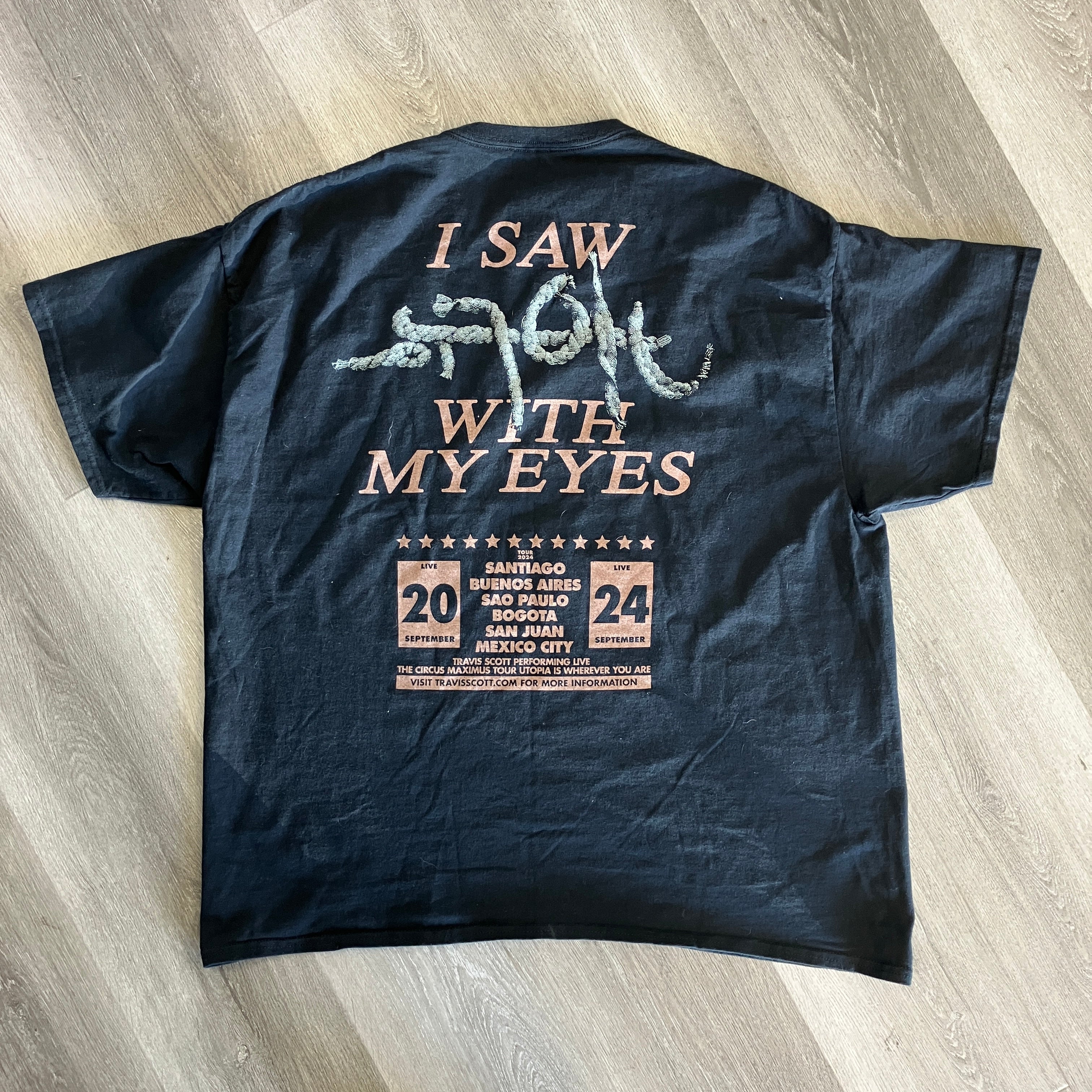 Travis Scott My Eyes T-Shirt Black