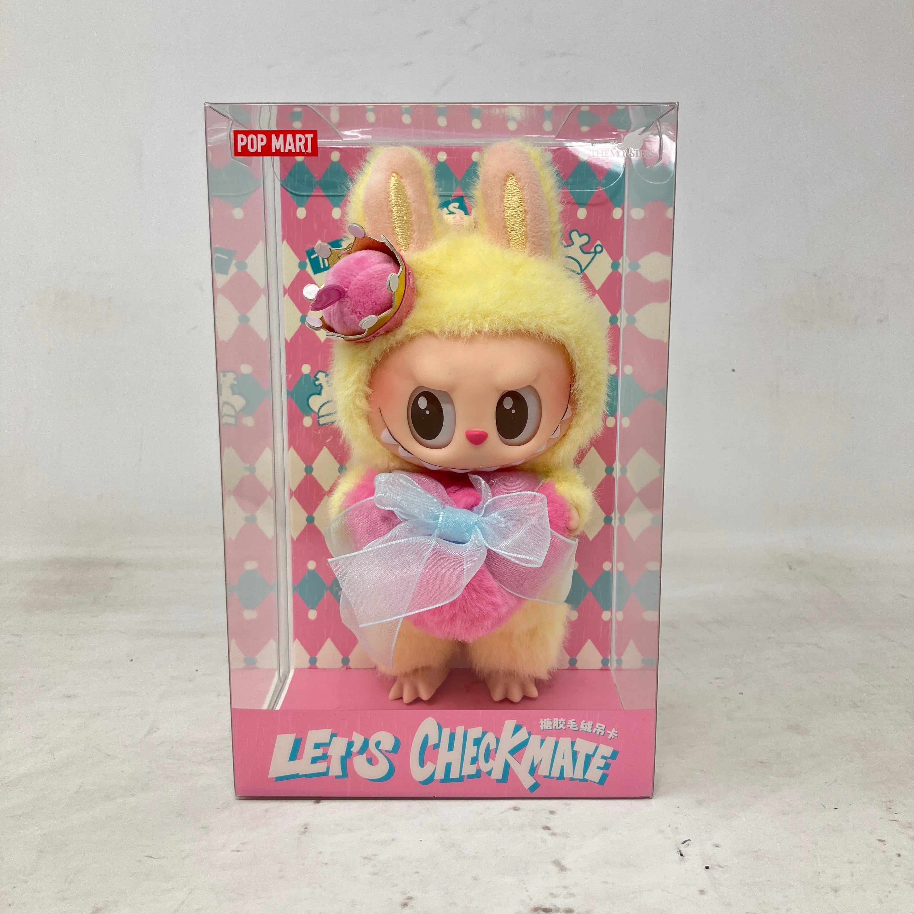Pop Mart Labubu The Monsters Let's Checkmate Series Vinyl Plush Hanging Card (P)