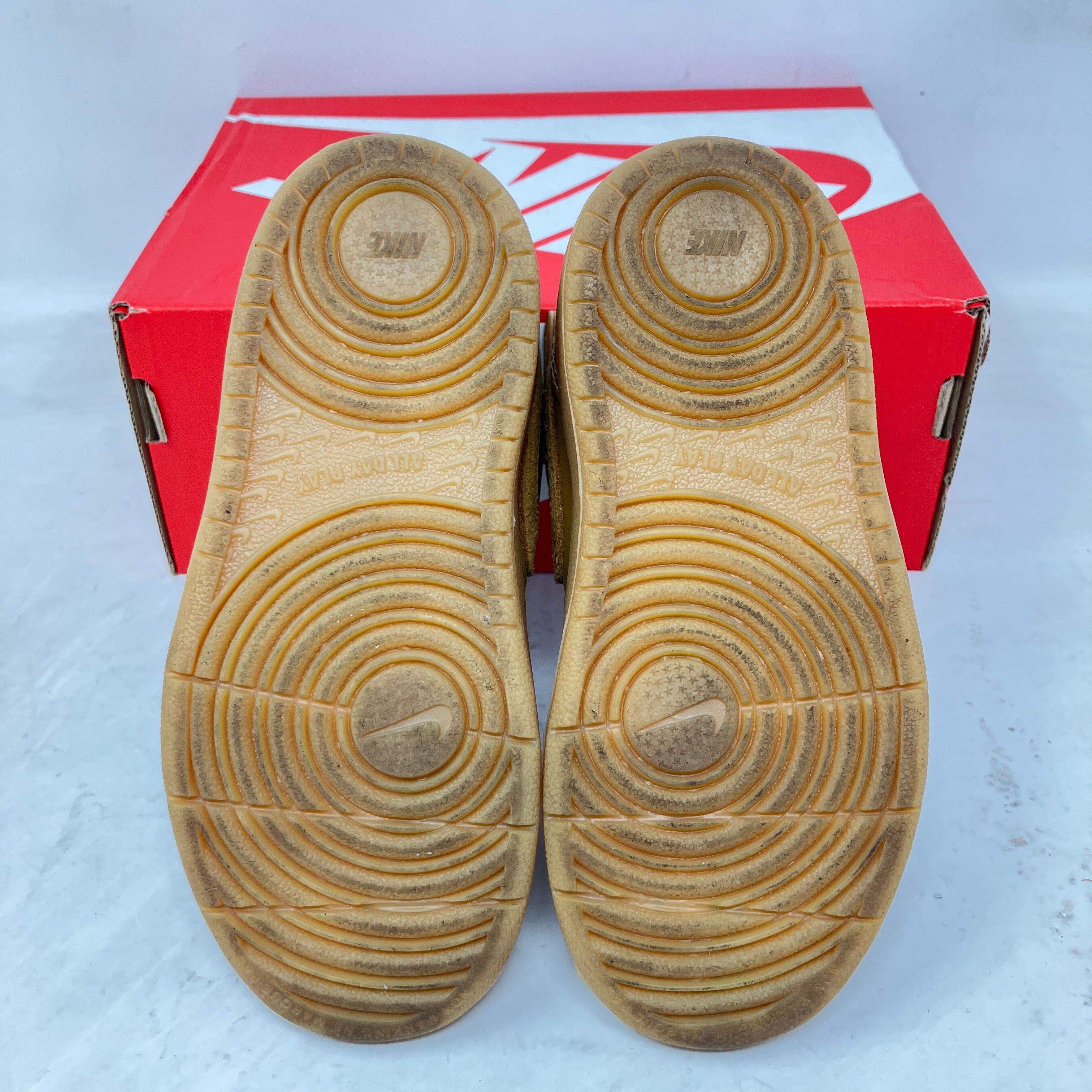 Nike Court Borough Mid 2 Wheat Black Gum Light Brown (TD)