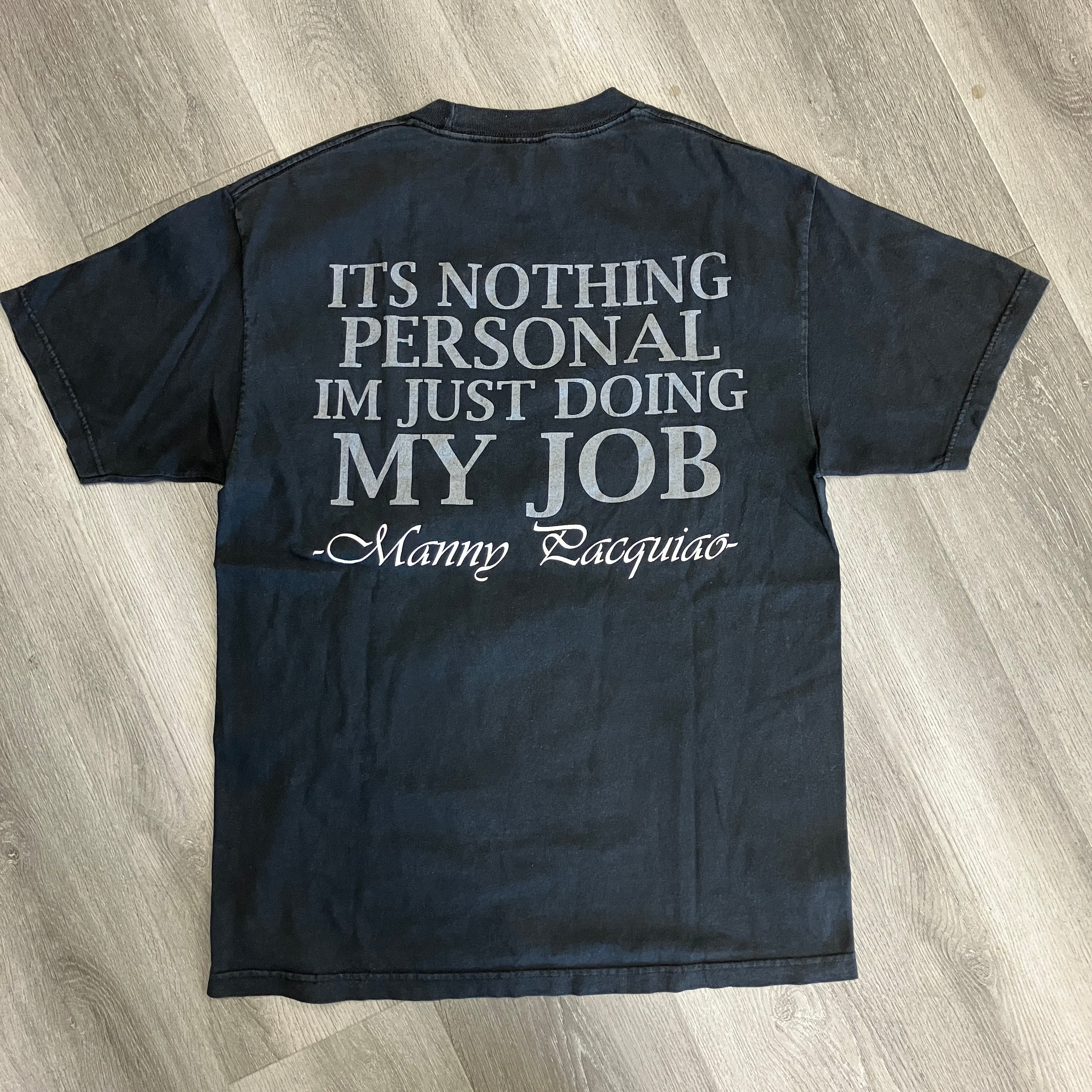 Vintage Manny Pacquiao "Just Doing My Job" T Shirt