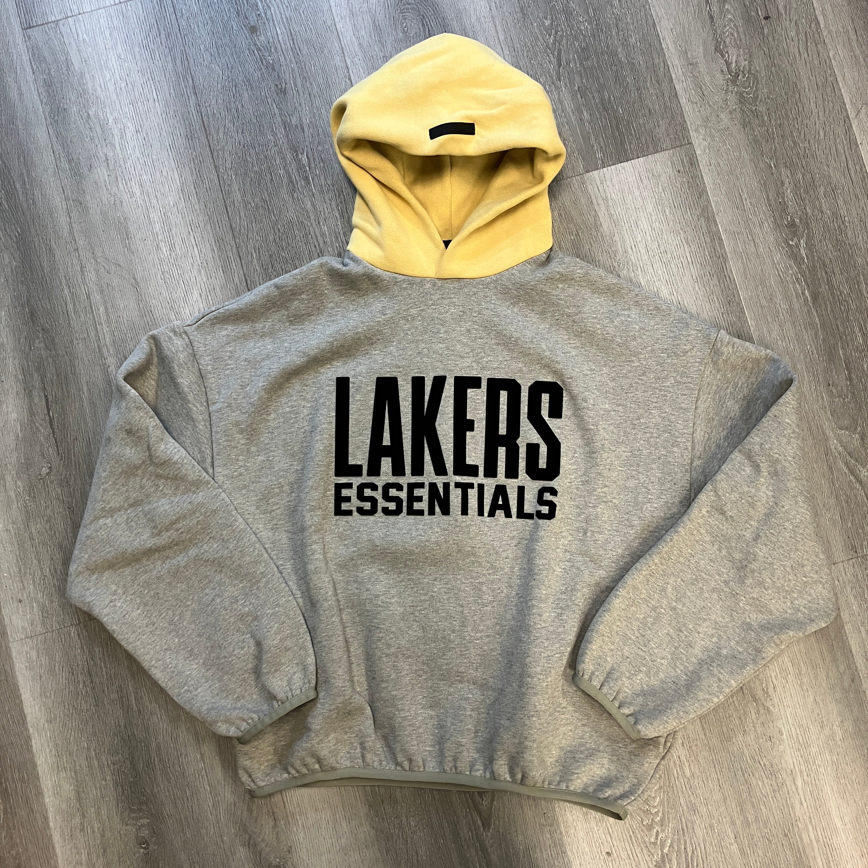 Fear of God Essentials NBA Lakers Hoodie Warm Heather