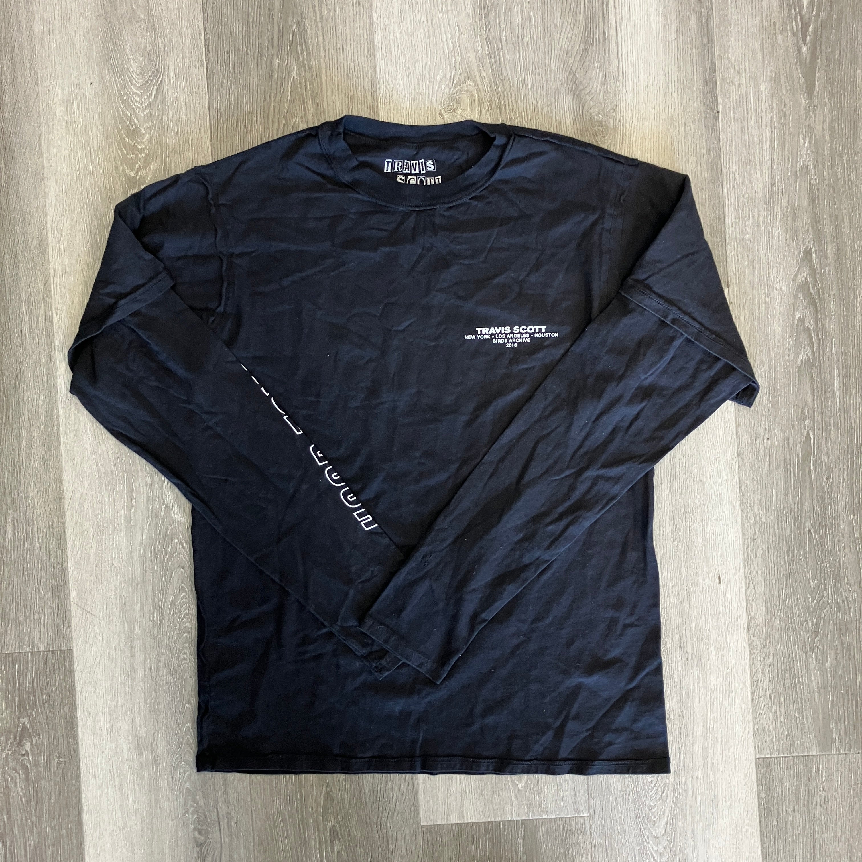 Travis Scott Hood Toyota Long Sleeve Tee Black