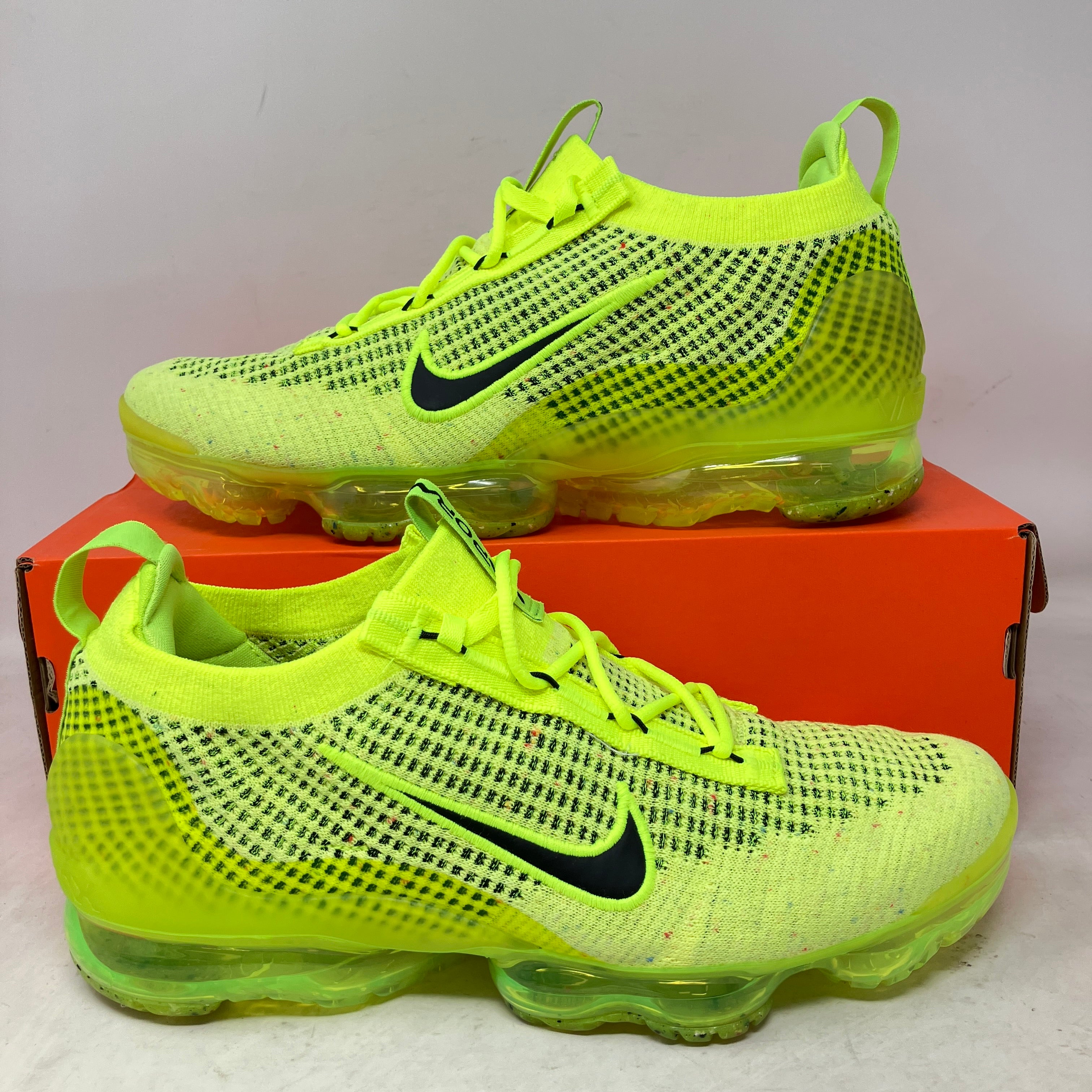 Nike Air VaporMax 2021 Flyknit Volt Black