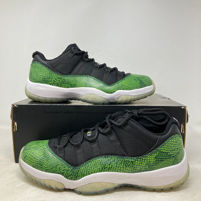 Jordan 11 Retro Low Green Snakeskin