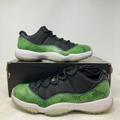 Jordan 11 Retro Low Green Snakeskin