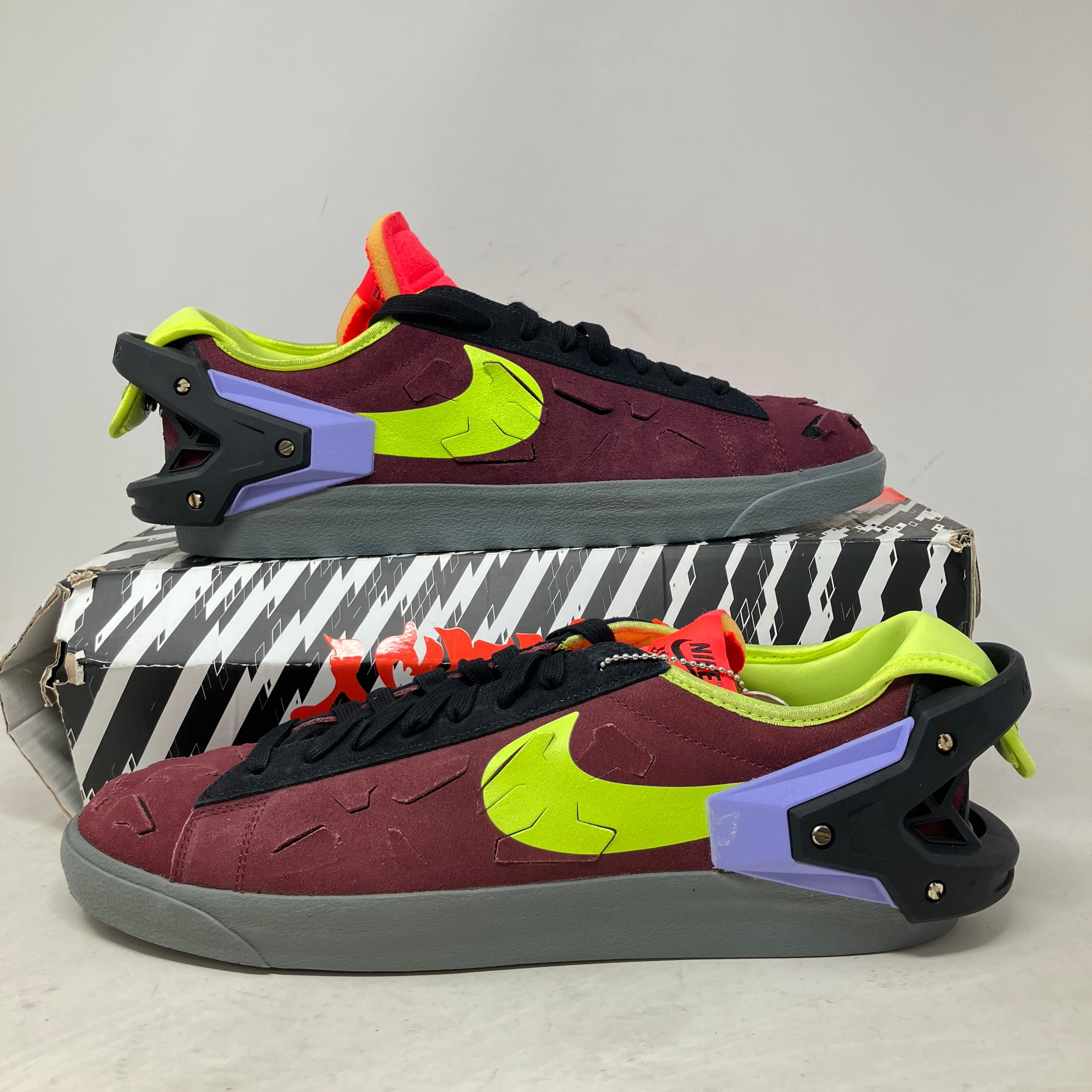 Nike Blazer Low Acronym Night Maroon