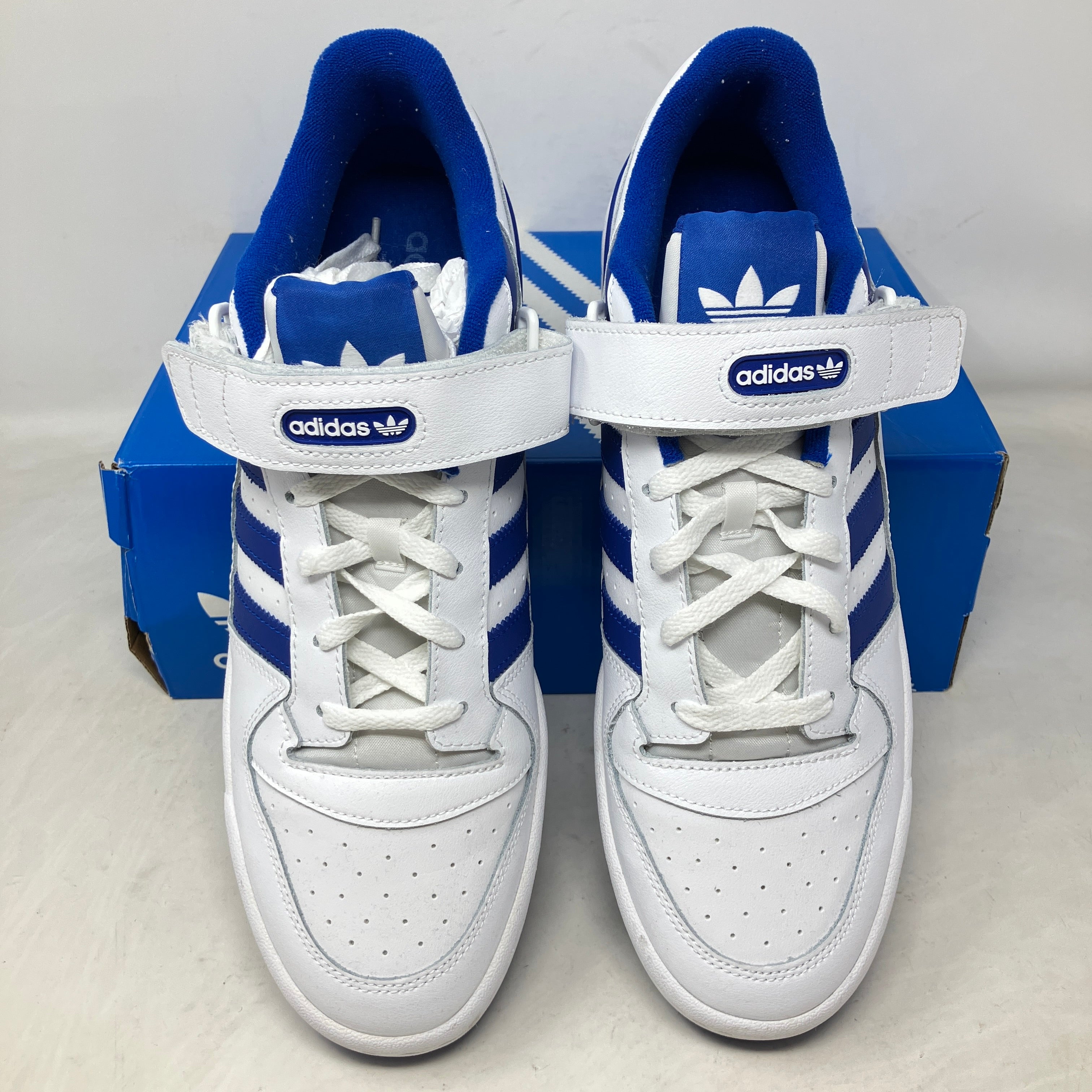 adidas Forum Low White Royal Blue