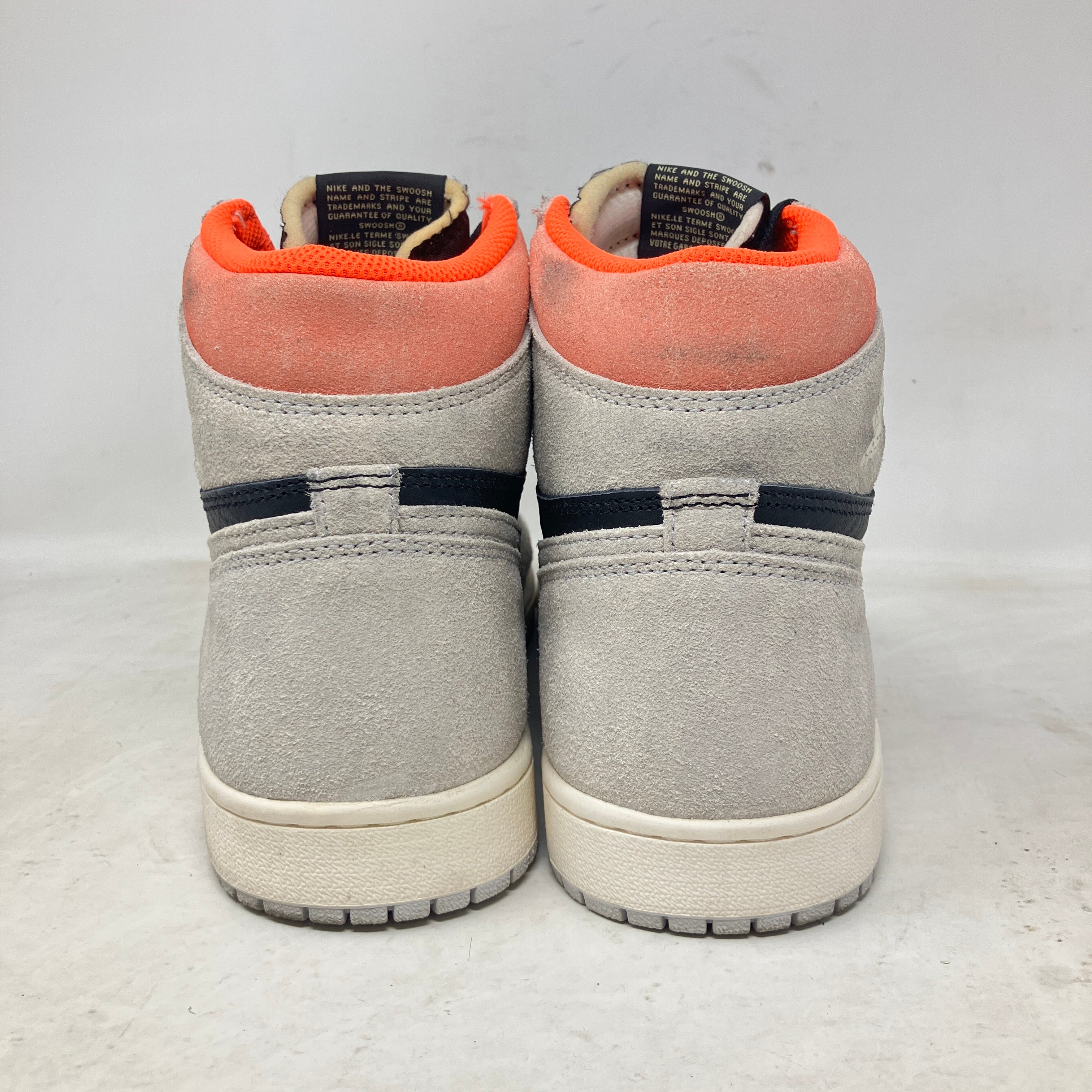 Jordan 1 Retro High Neutral Grey Hyper Crimson