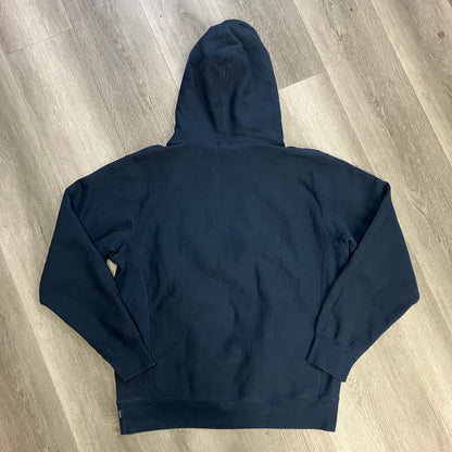 Supreme Delta Logo Hooded Sweatshirt Navy