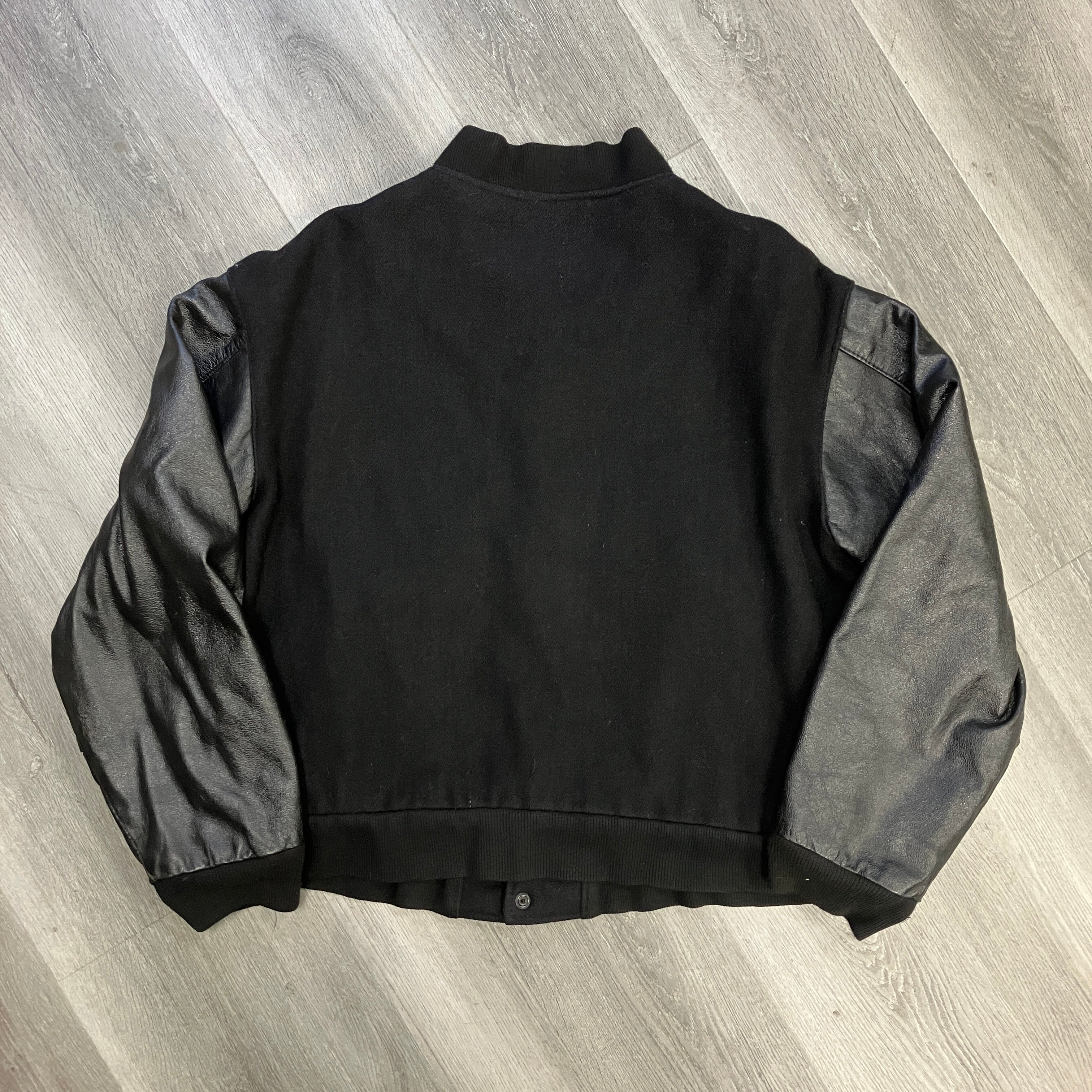 Vintage 90s Oakland Raiders Letterman Jacket