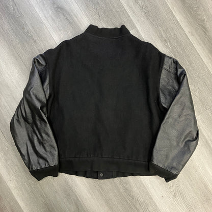 Vintage 90s Oakland Raiders Letterman Jacket