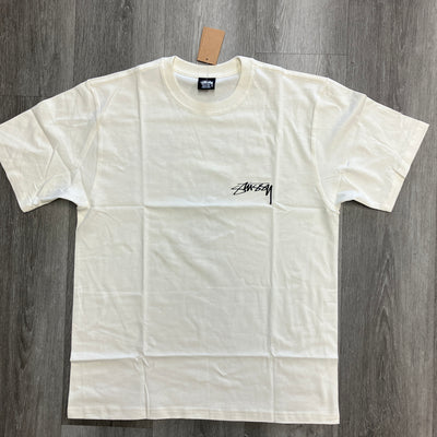 Stussy Arachnid Pigment Dyed Tee Natural