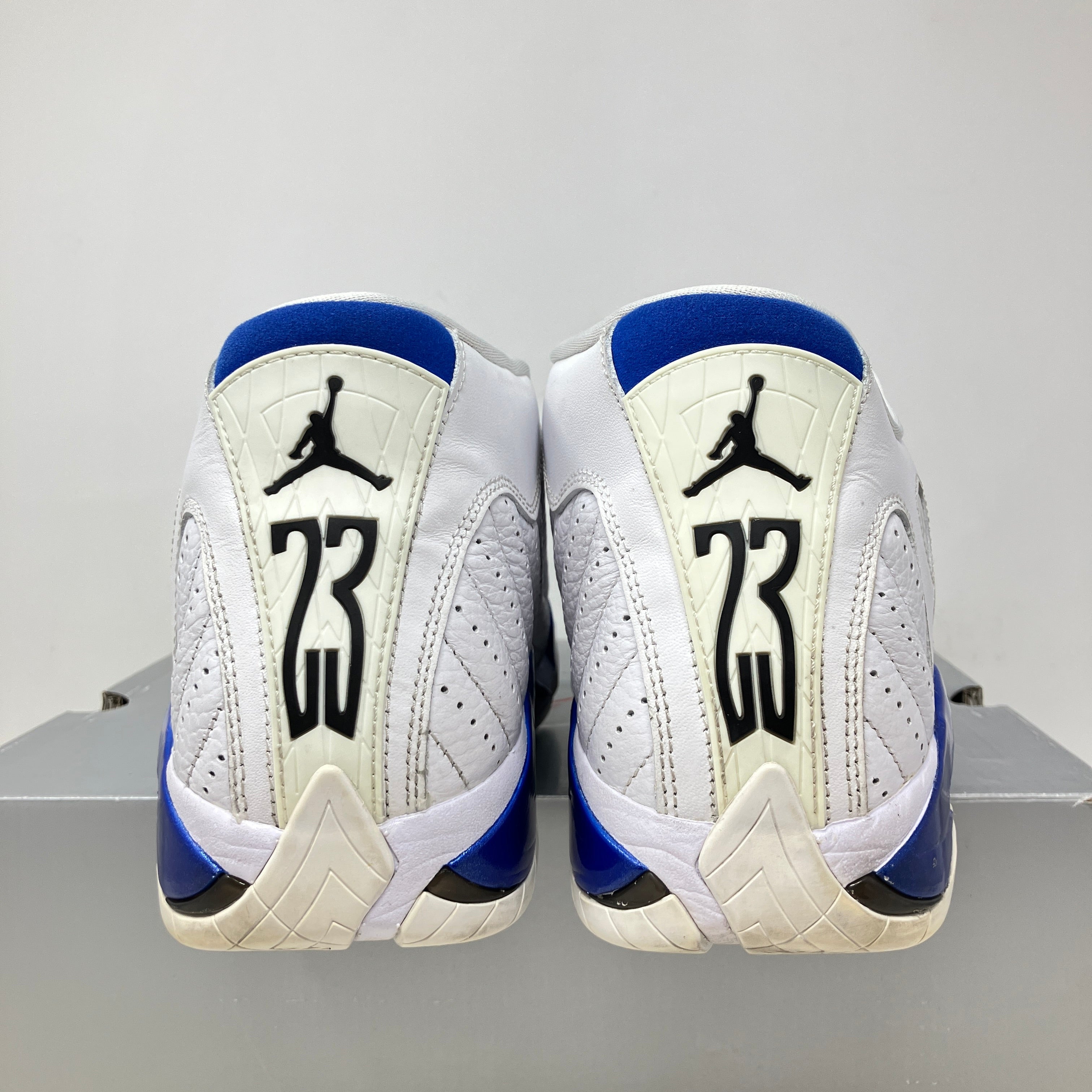 Jordan 14 Retro White Hyper Royal