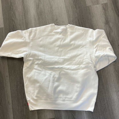Supreme Side Logo Crewneck White