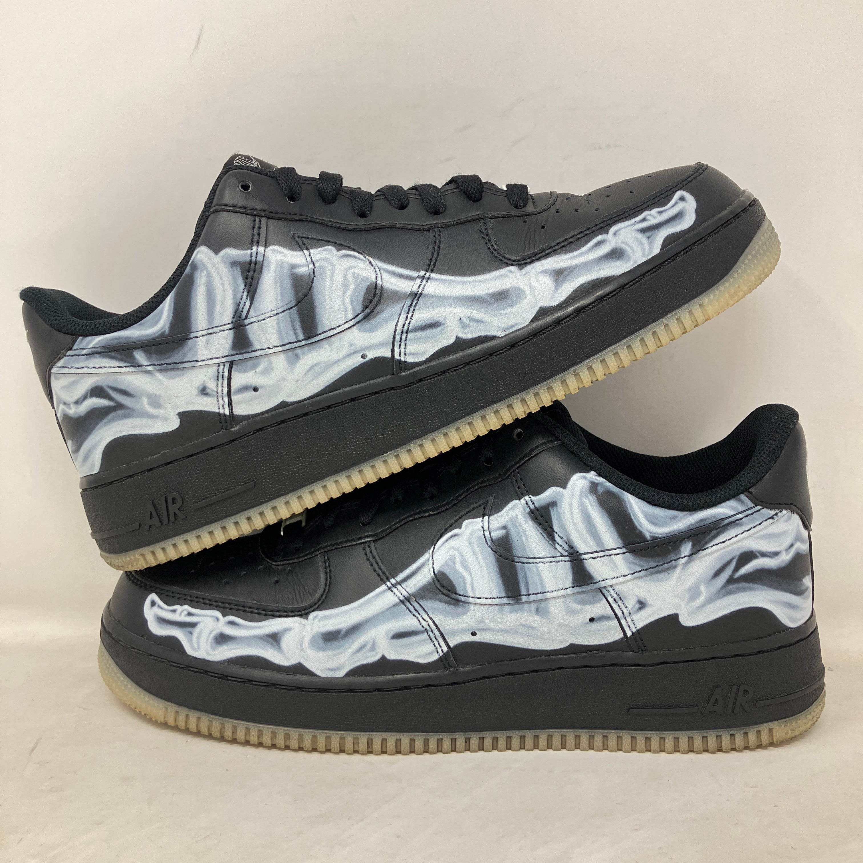 Nike Air Force 1 Low Black Skeleton Halloween (2019)