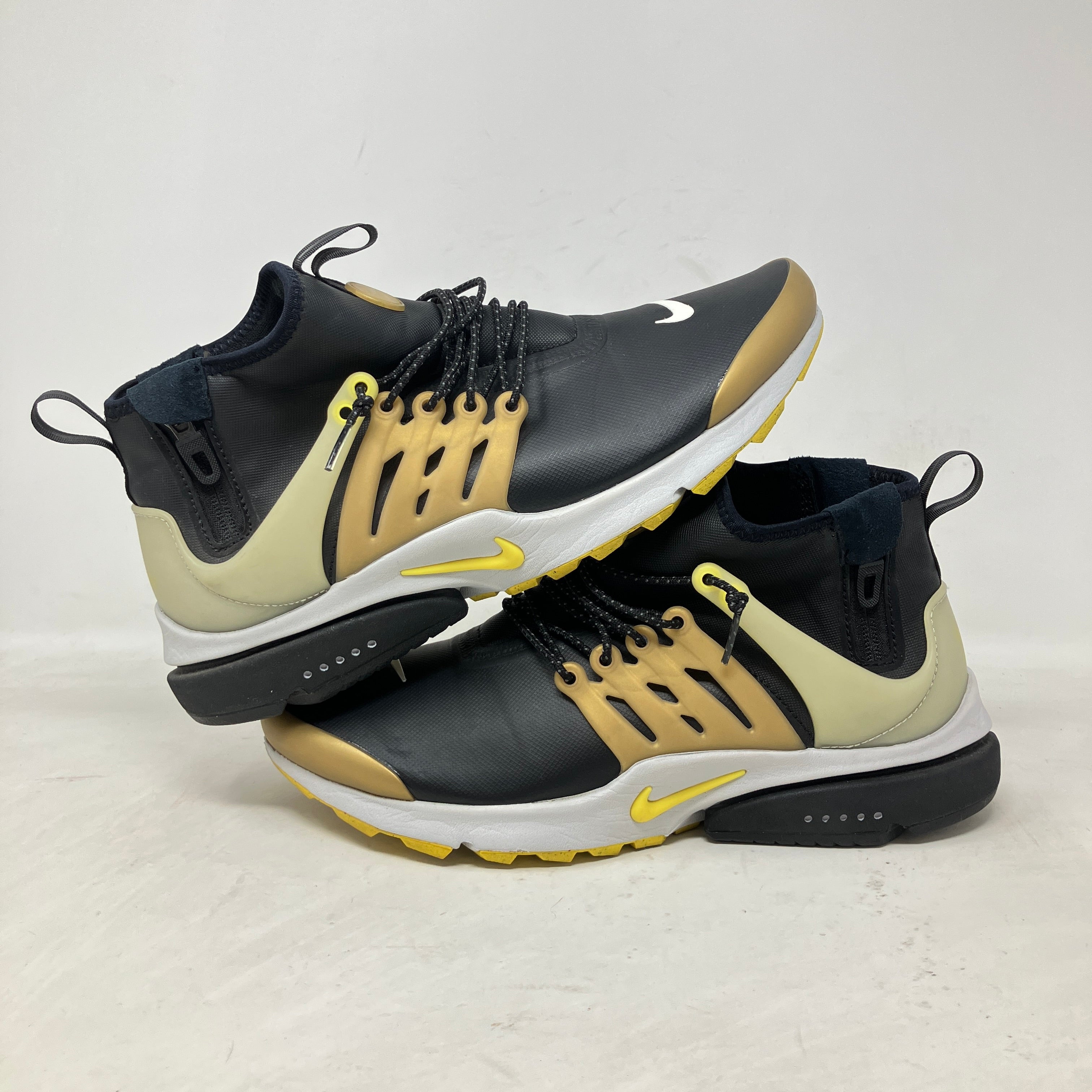 Nike Air Presto Mid Utility Black Yellow Streak