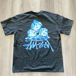 Stussy Melted Tee Black