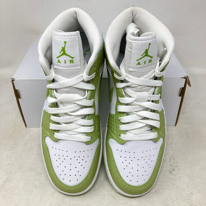 Jordan 1 Mid Green Python (Women's)