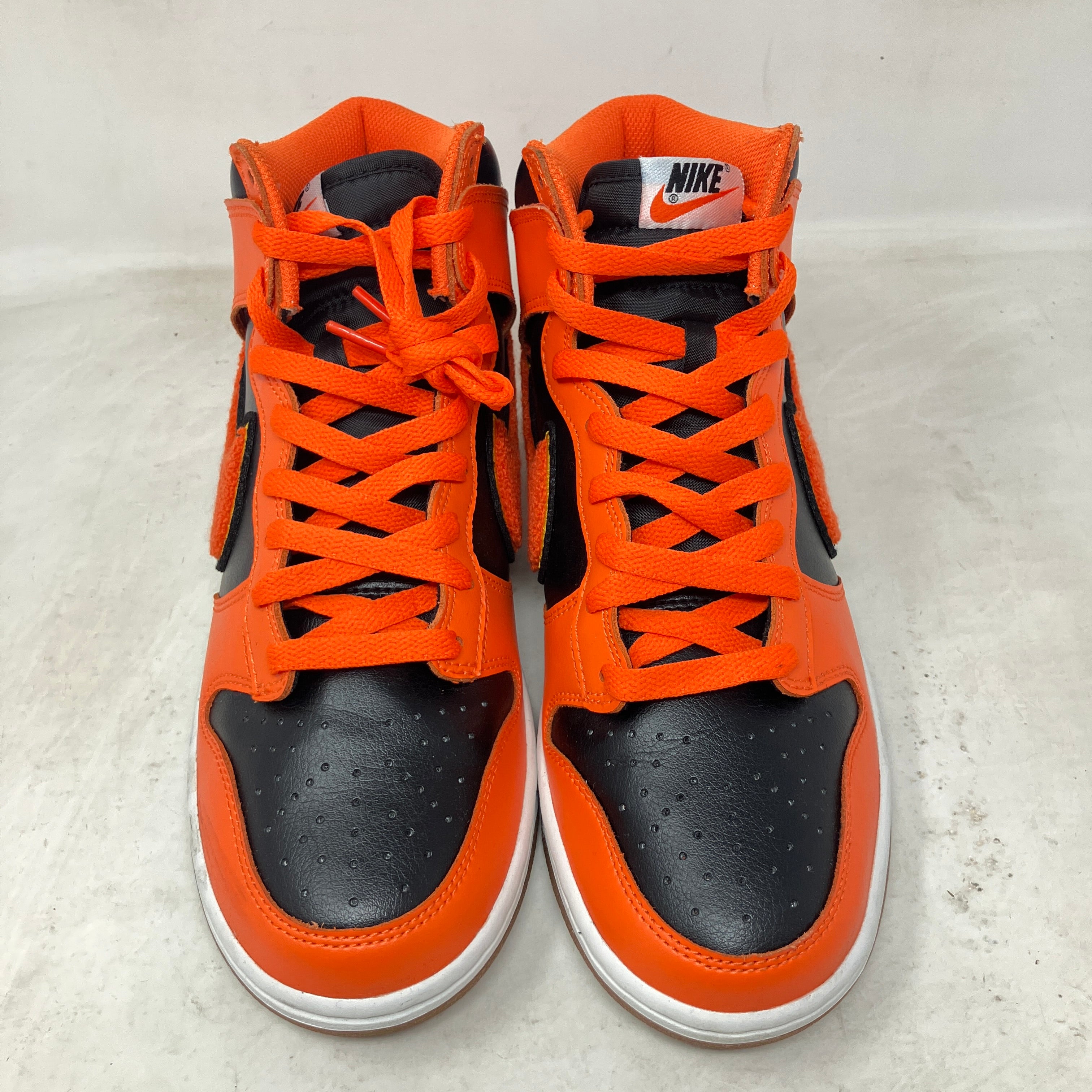 Nike Dunk High Retro Chenille Swoosh Safety Orange