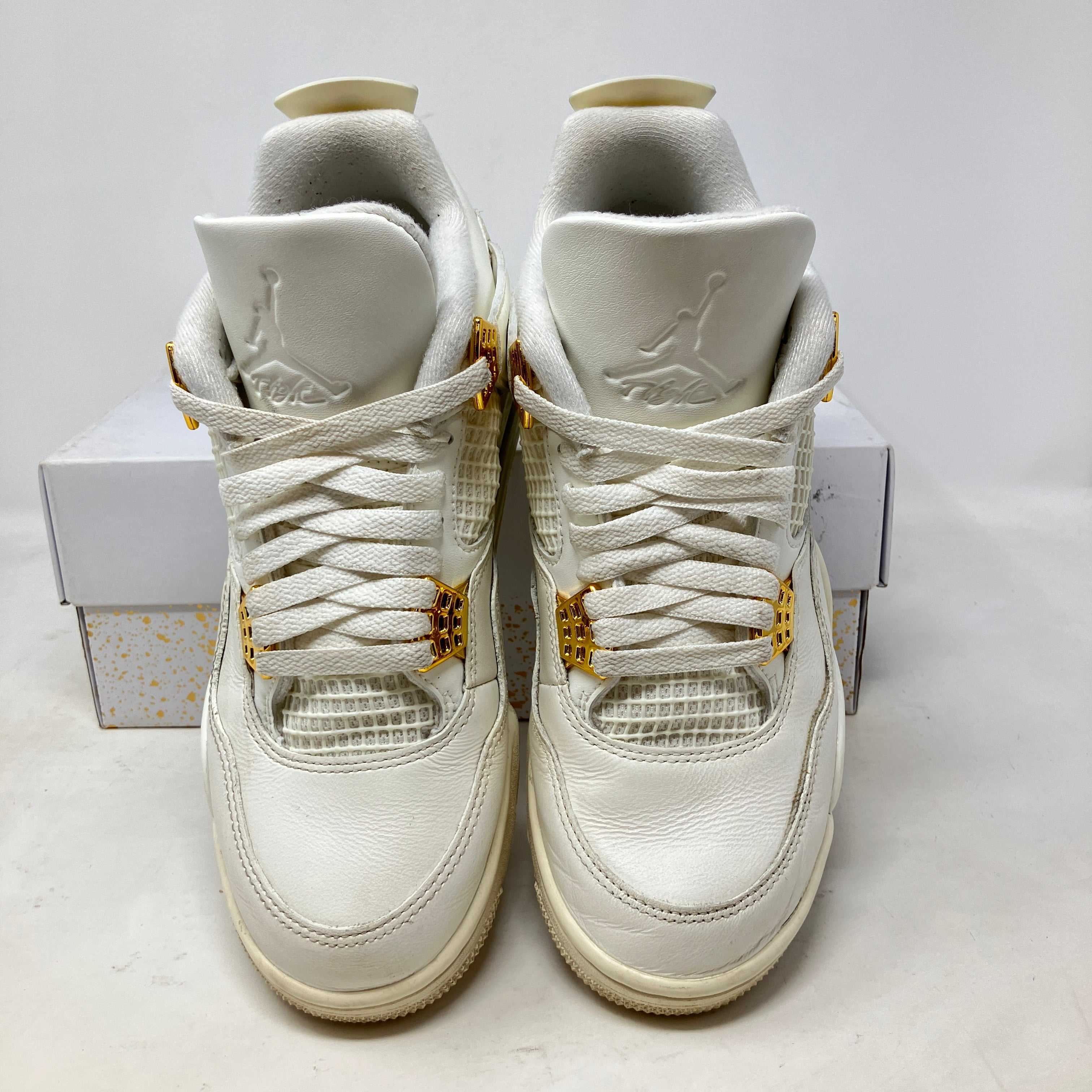 Jordan 4 Retro Metallic Gold (Women's)