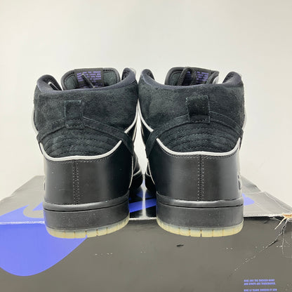 Nike SB Dunk High Black Purple Box