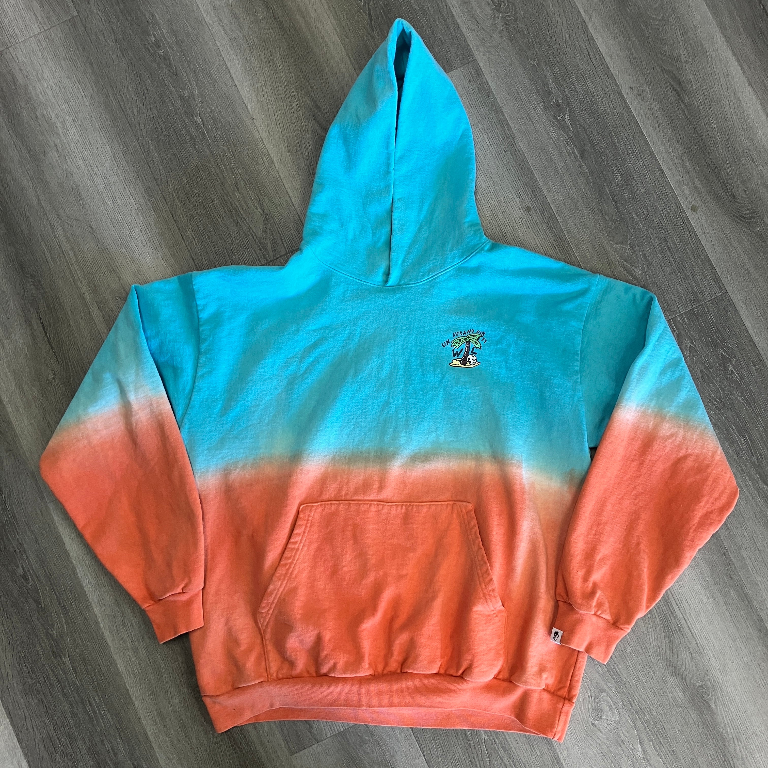 Warren Lotas Bad Bunny Un Verano Sin Ti Ombre Hoodie Blue