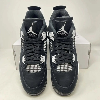 Jordan 4 Retro White Thunder sneakers brand new with all accessories included.
