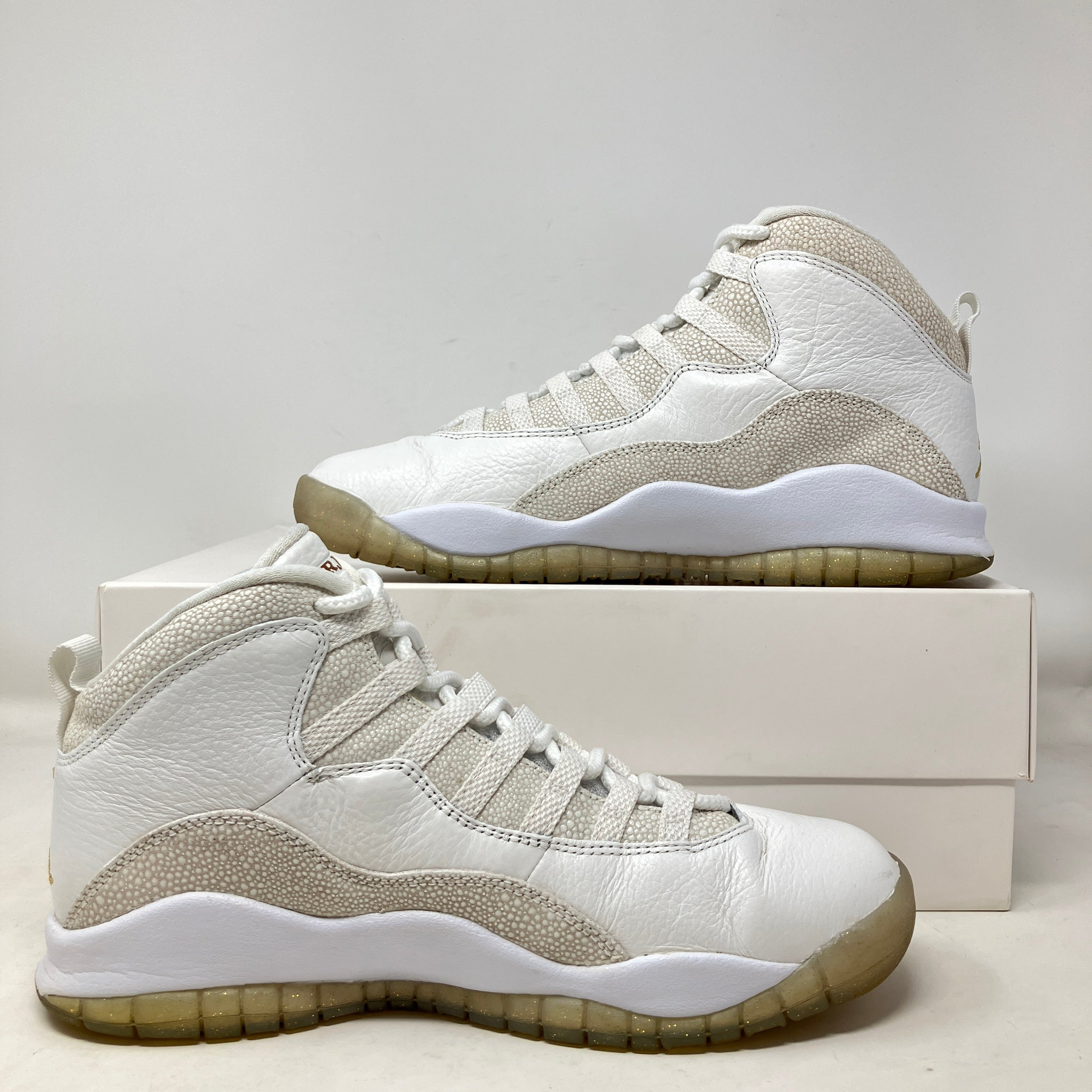 Jordan 10 Retro Drake OVO White