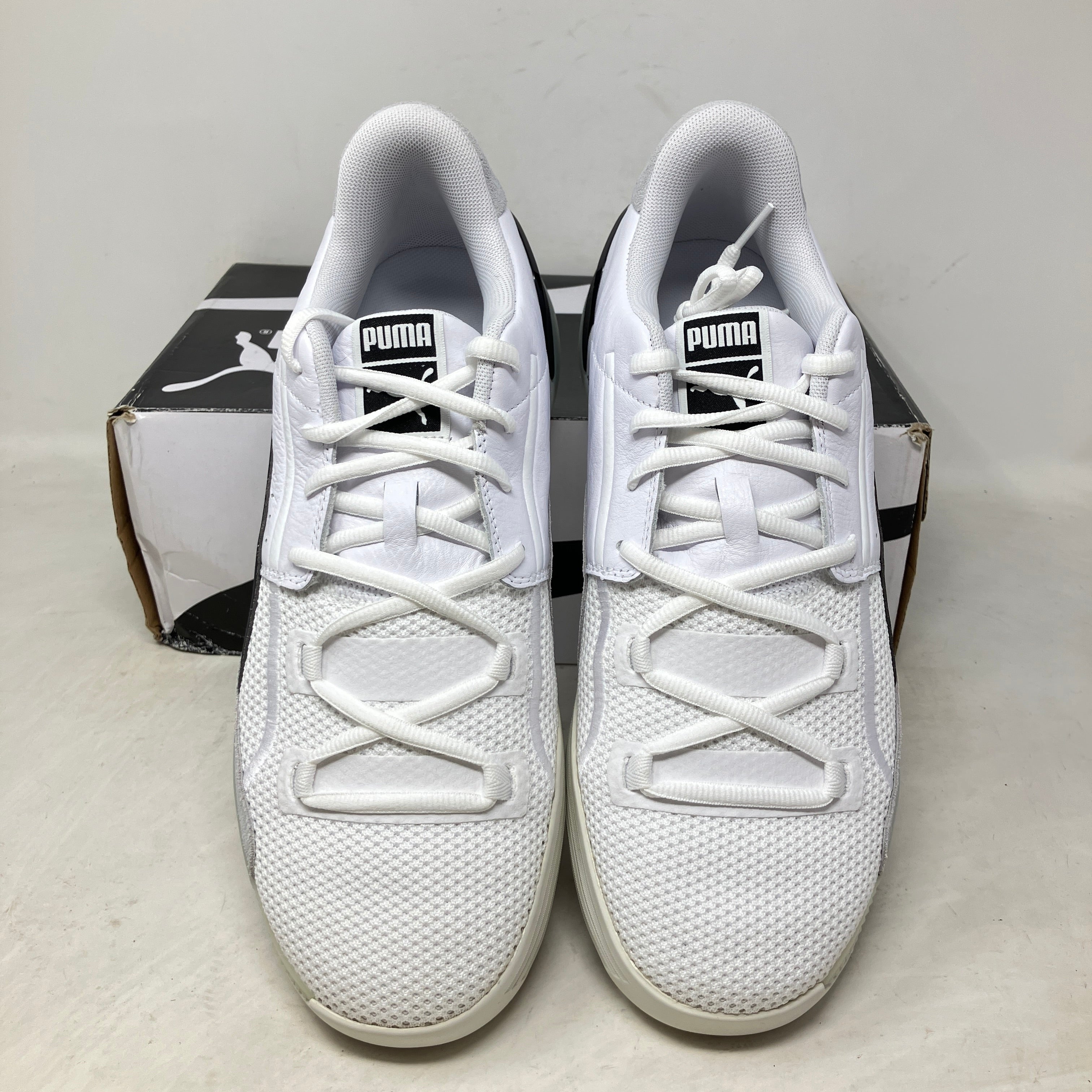 Puma Clyde Hardwood White Black