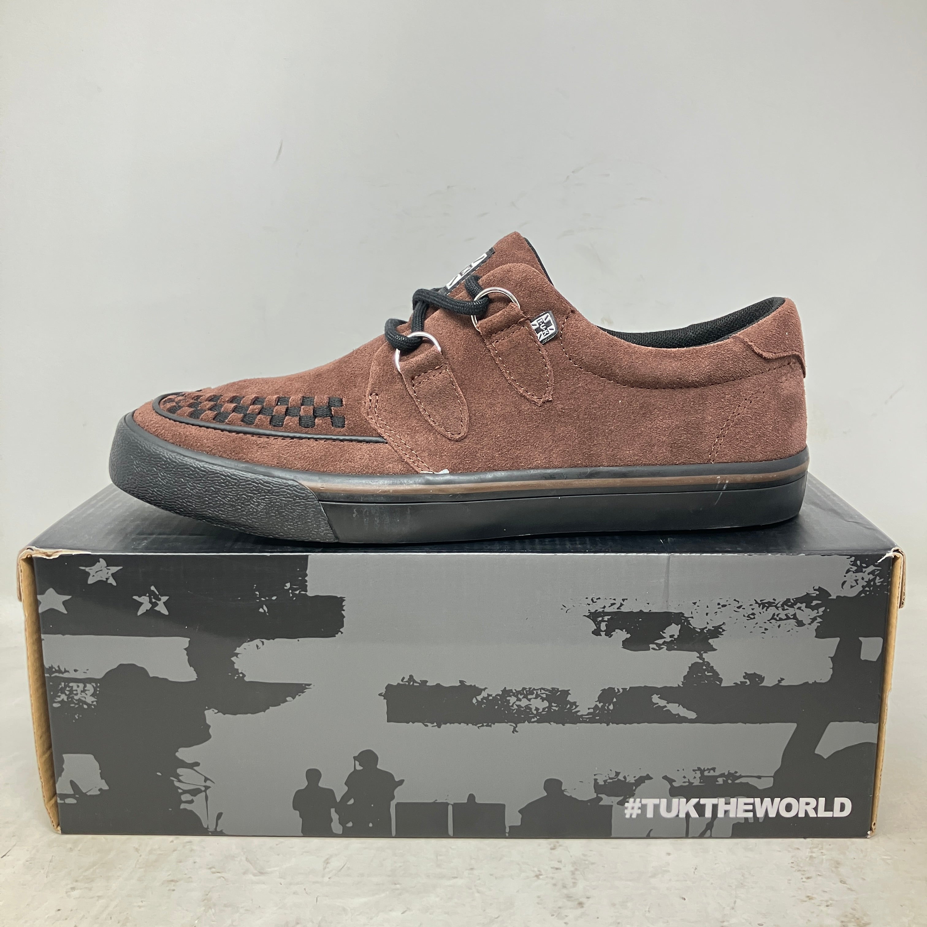 TUK VLK Creeper Sneakers Brown Black