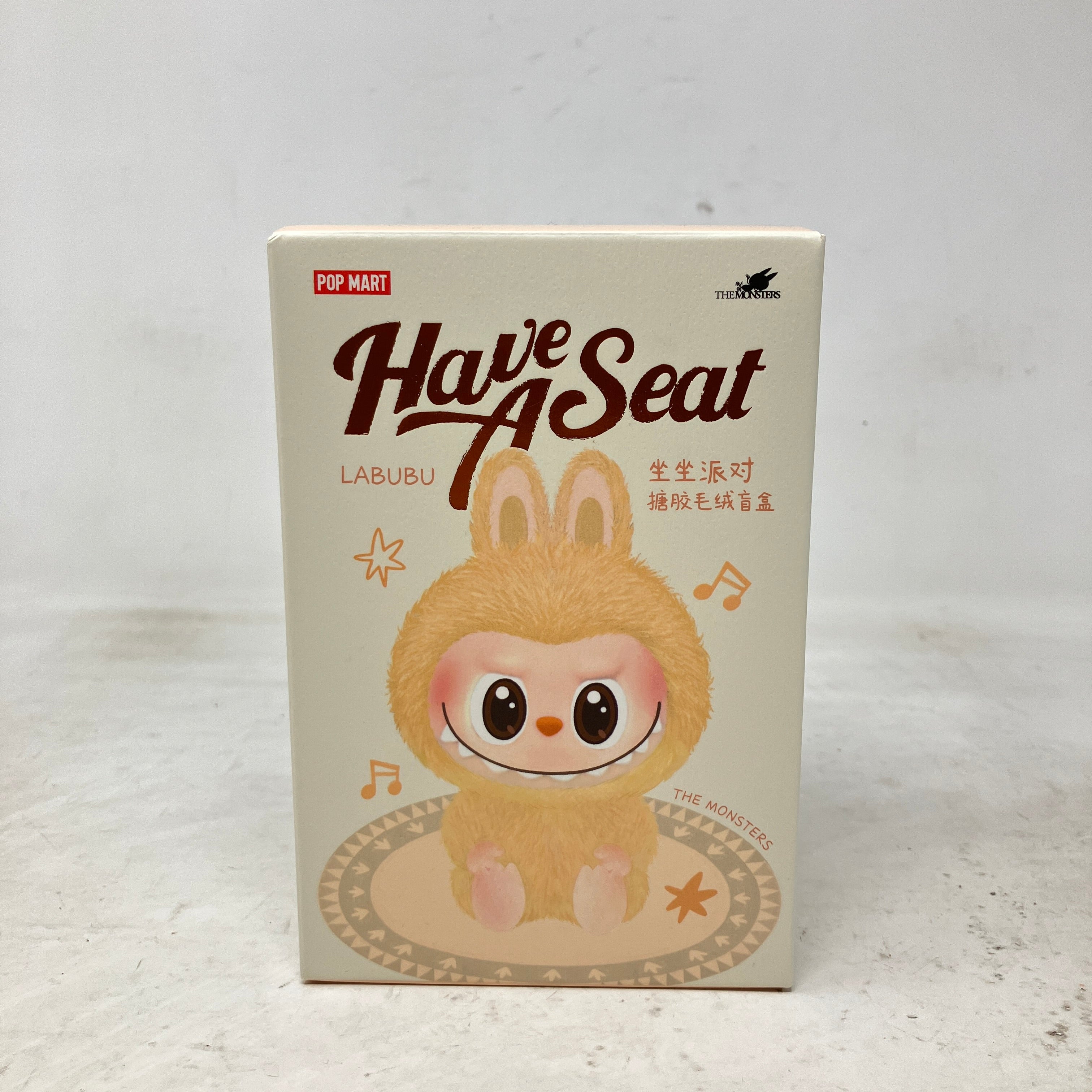 Pop Mart Labubu The Monsters Have a Seat Vinyl Plush Sealed Box (One Box)(P)