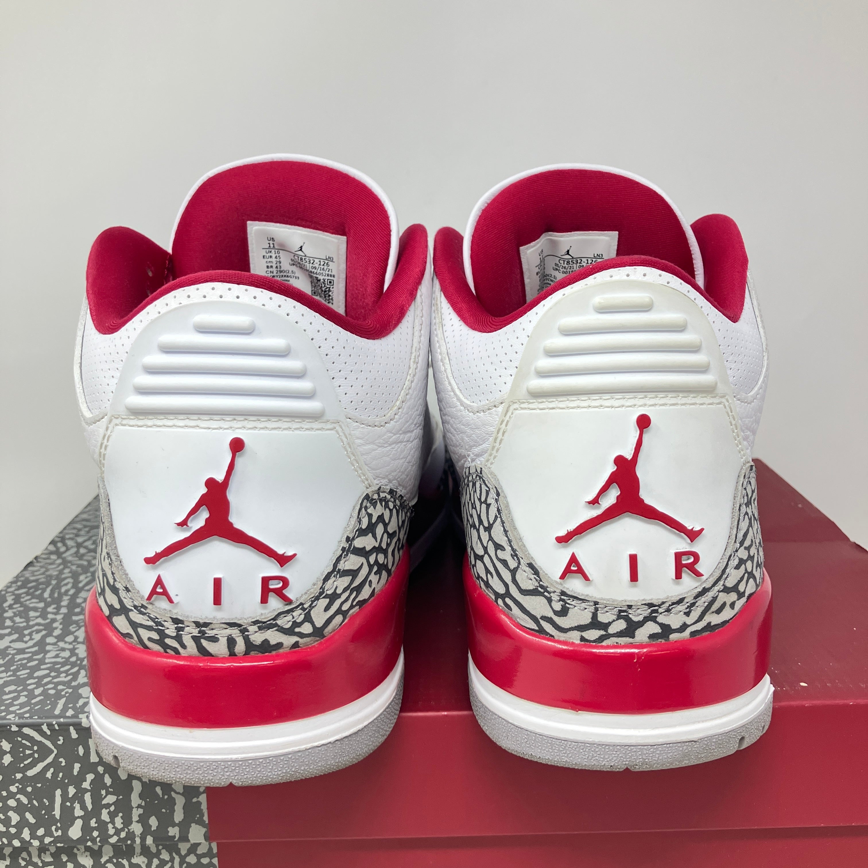 Jordan 3 Retro Cardinal Red