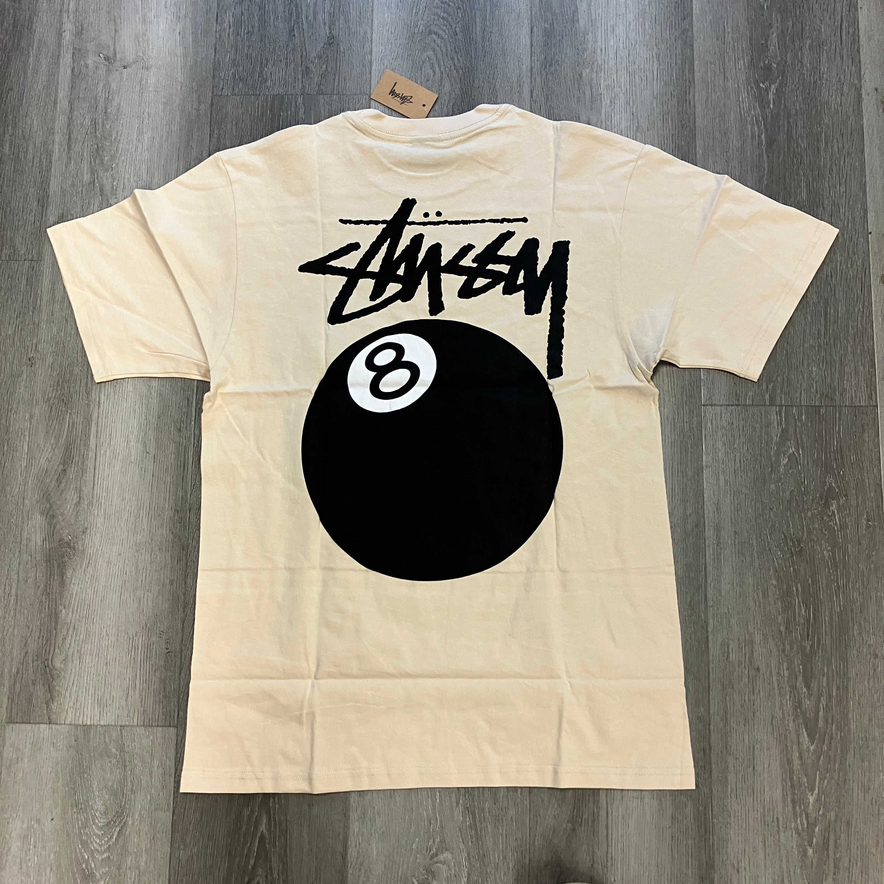 Stussy 8 Ball Pigment Dyed Tee Smoke