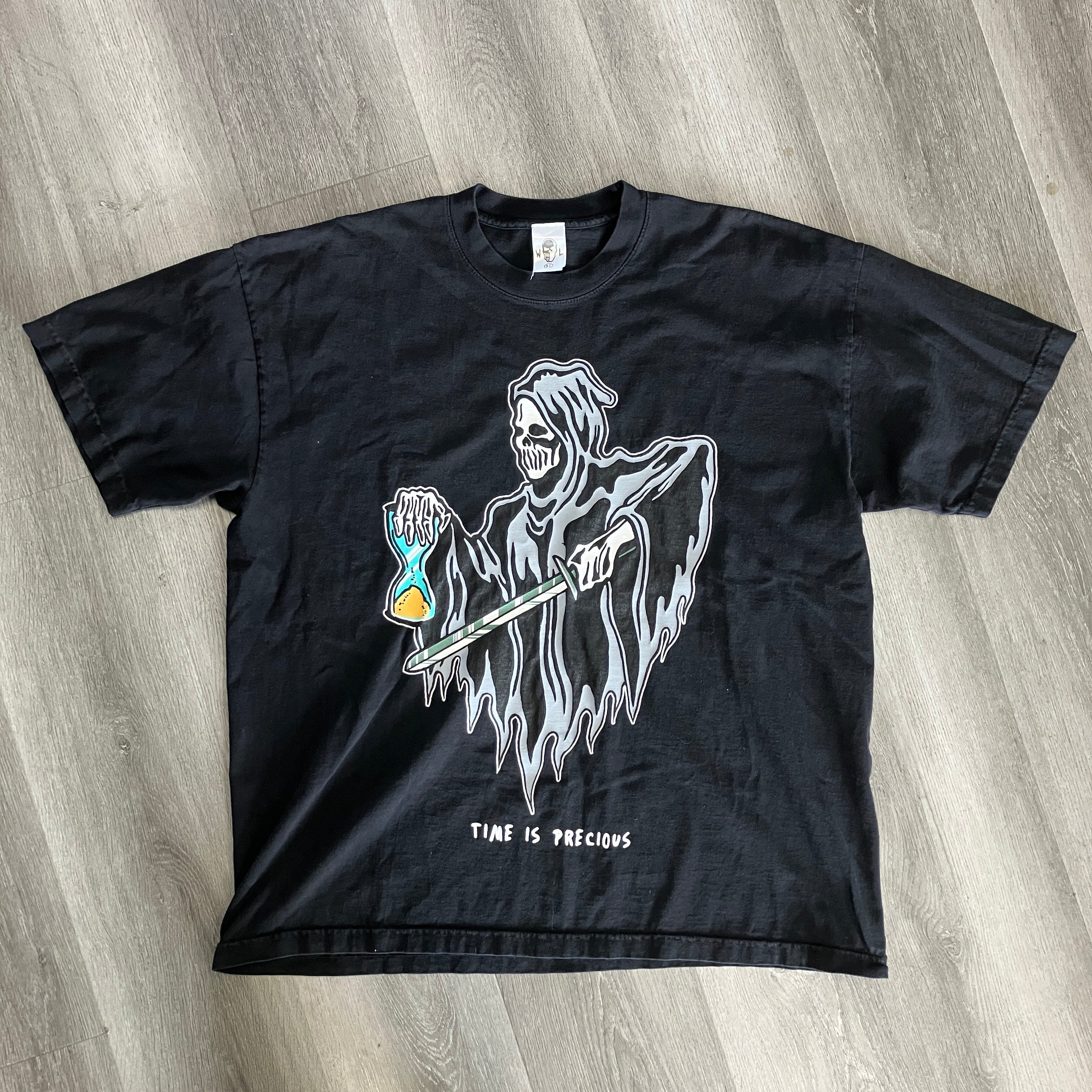 Warren Lotas Time Is Precious Limited Edition Tee Black