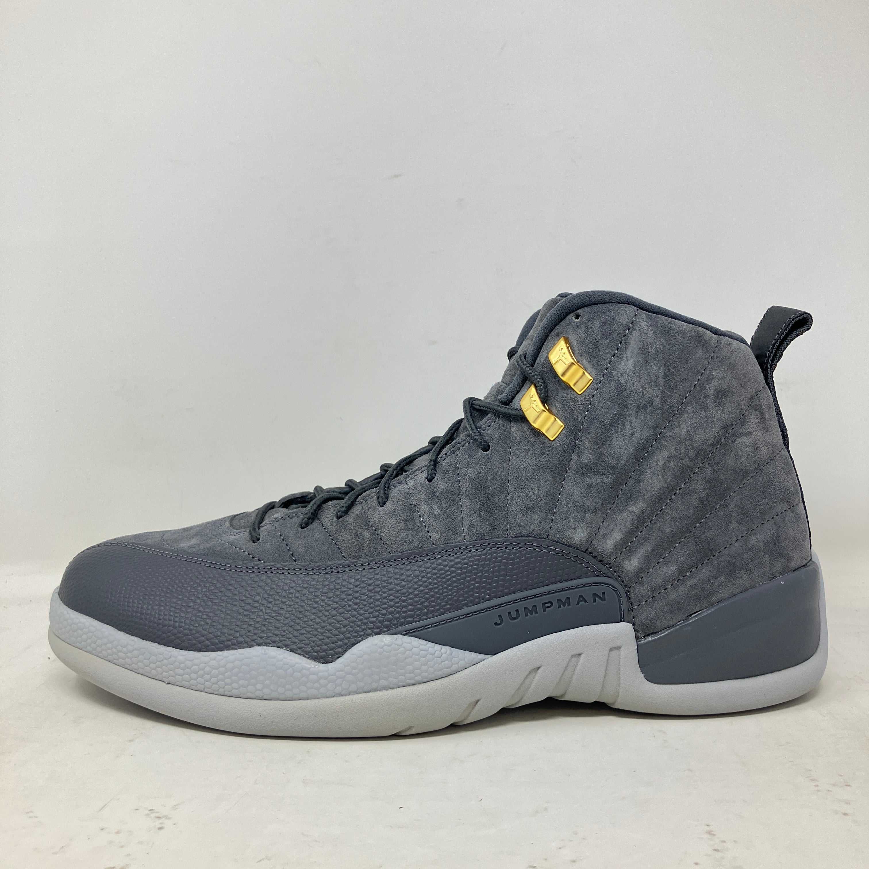 Jordan 12 Retro Dark Grey brand new sneaker without box side view