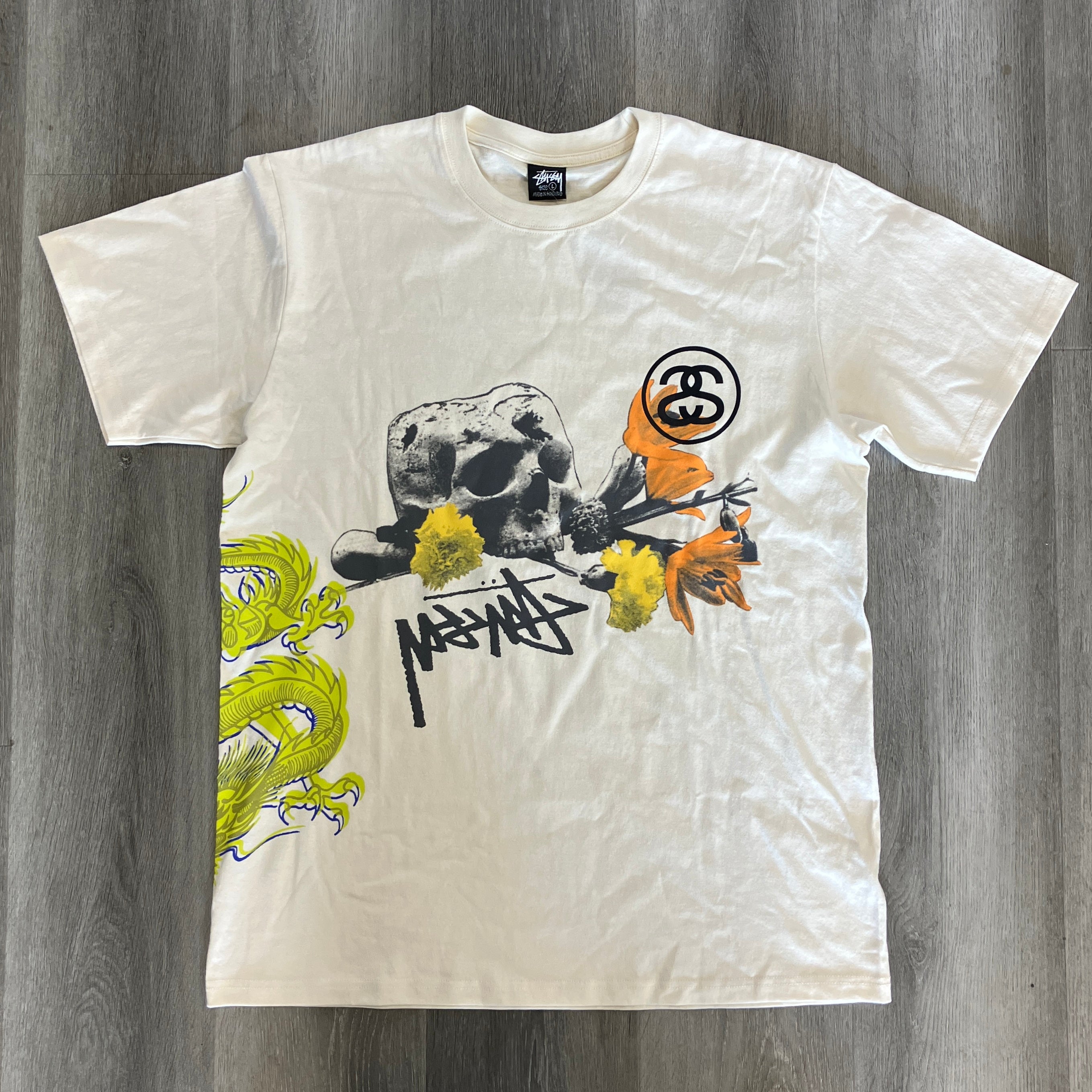 Stussy Strike Pigment Dyed Tee Natural