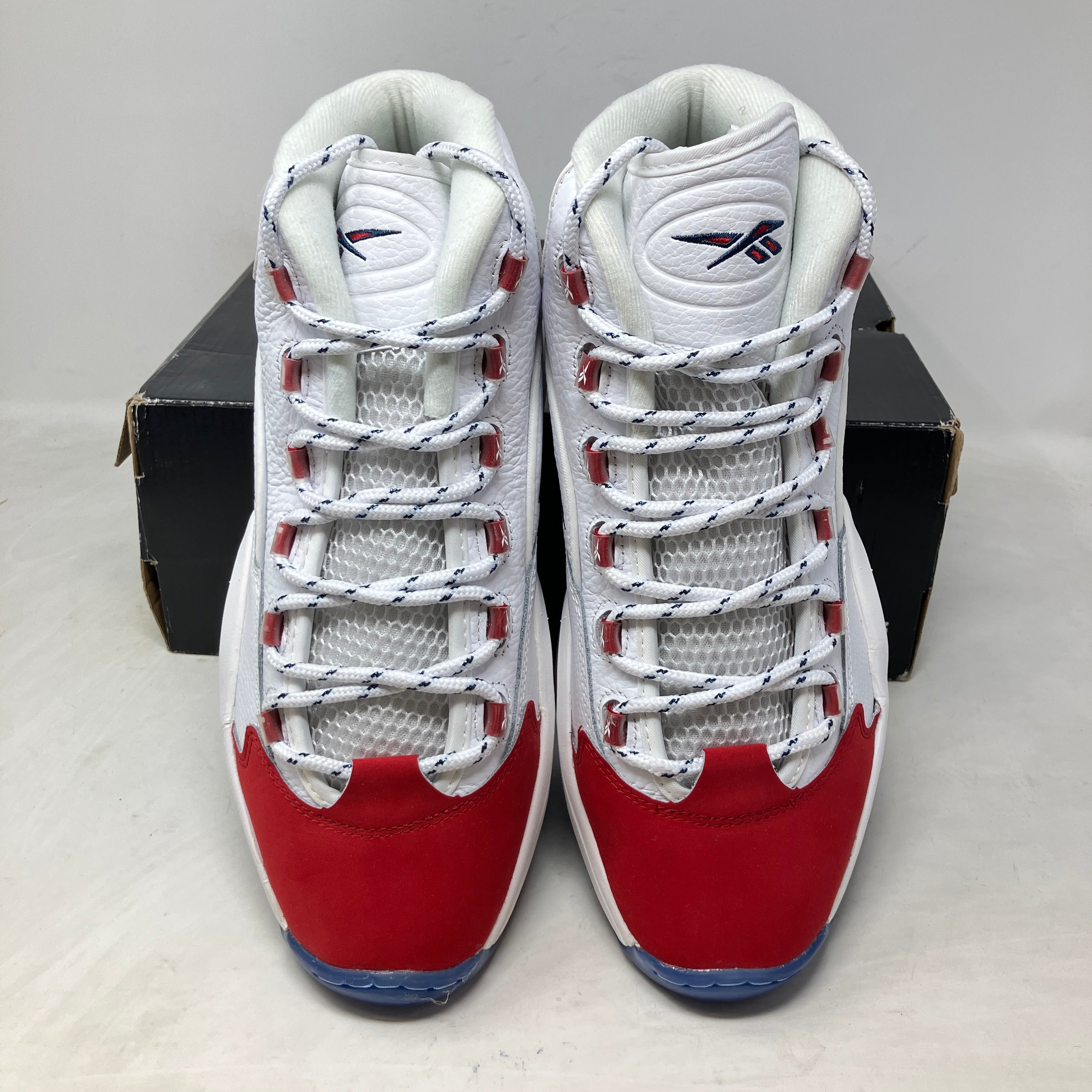 Reebok Question Mid Red Toe 25th Anniversary