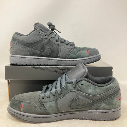 Jordan 1 Low SE Craft Dark Smoke Grey Varsity Red