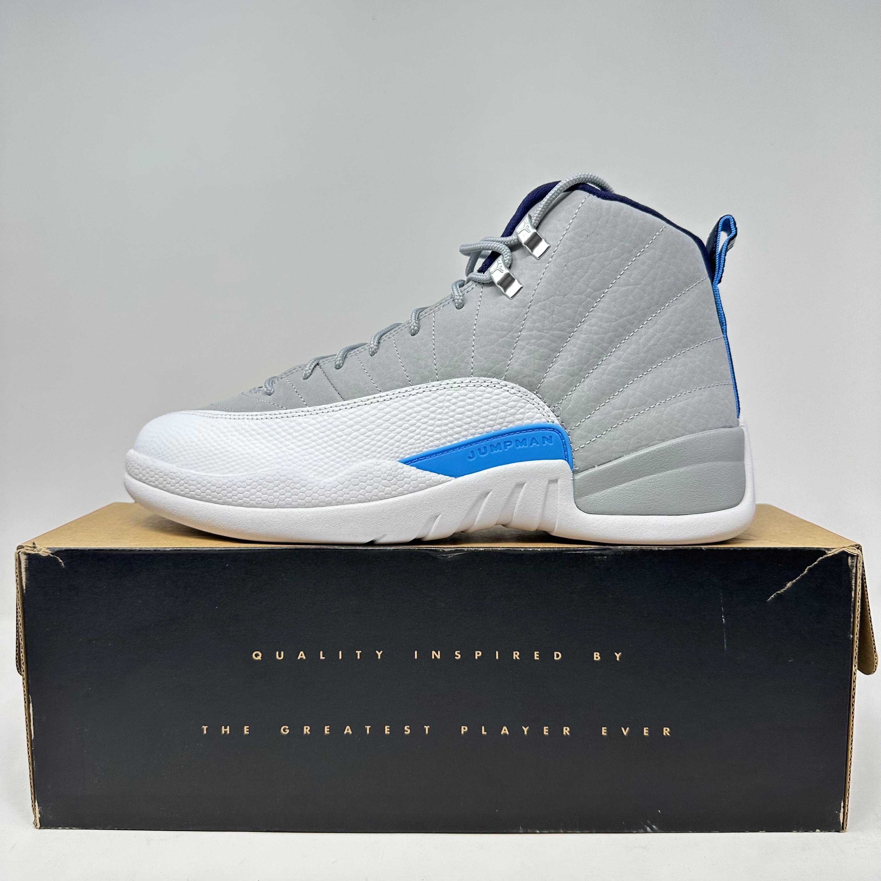 Jordan 12 Retro Grey University Blue