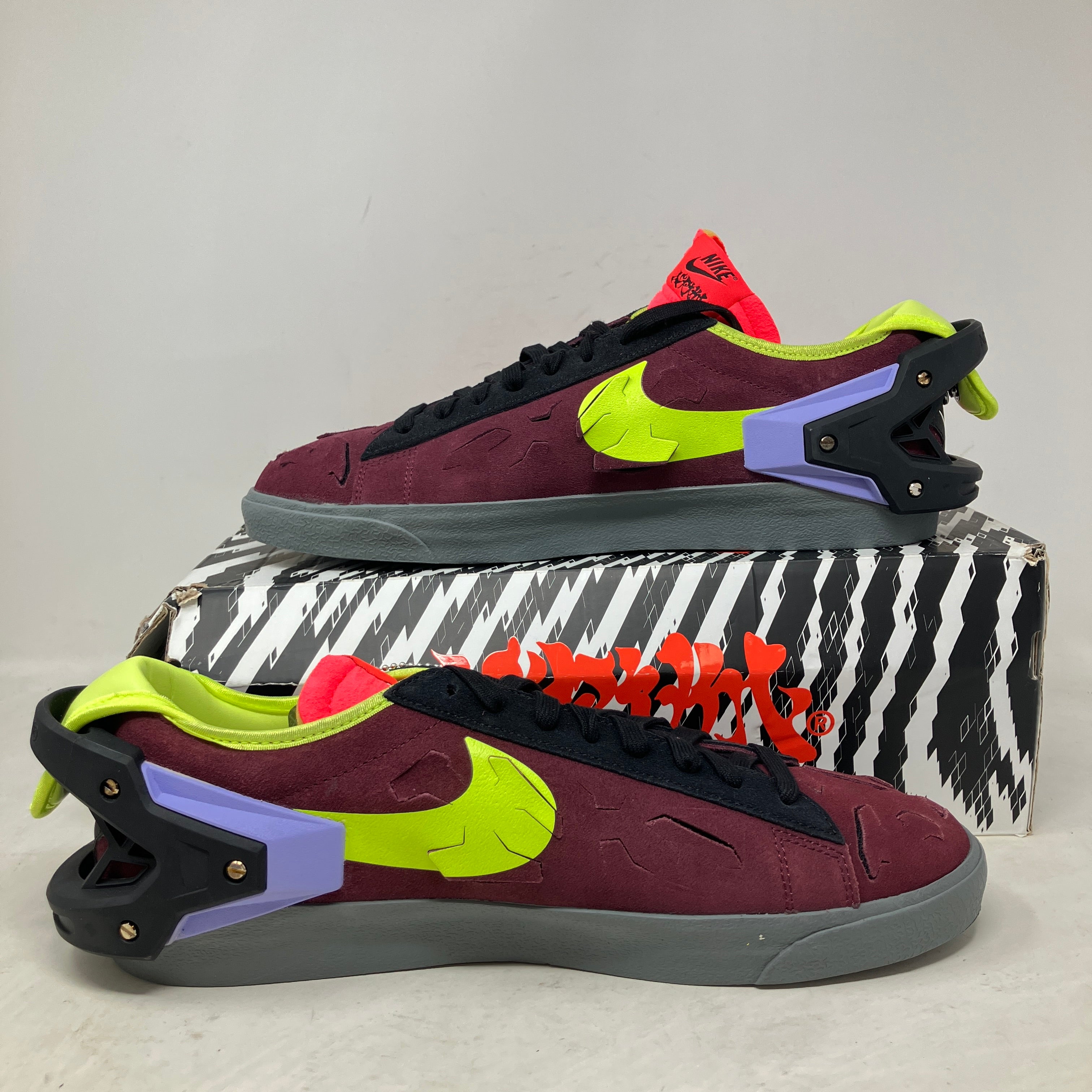 Nike Blazer Low Acronym Night Maroon