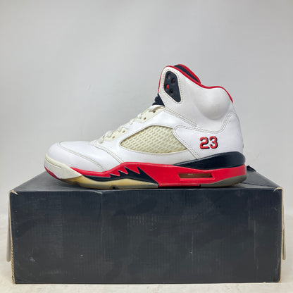 Jordan 5 Retro Fire Red Black Tongue (2013)