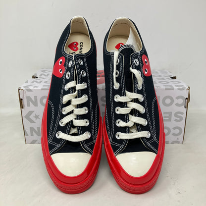 Converse Chuck Taylor All Star 70 Ox Comme des Garcons PLAY Black Red Midsole