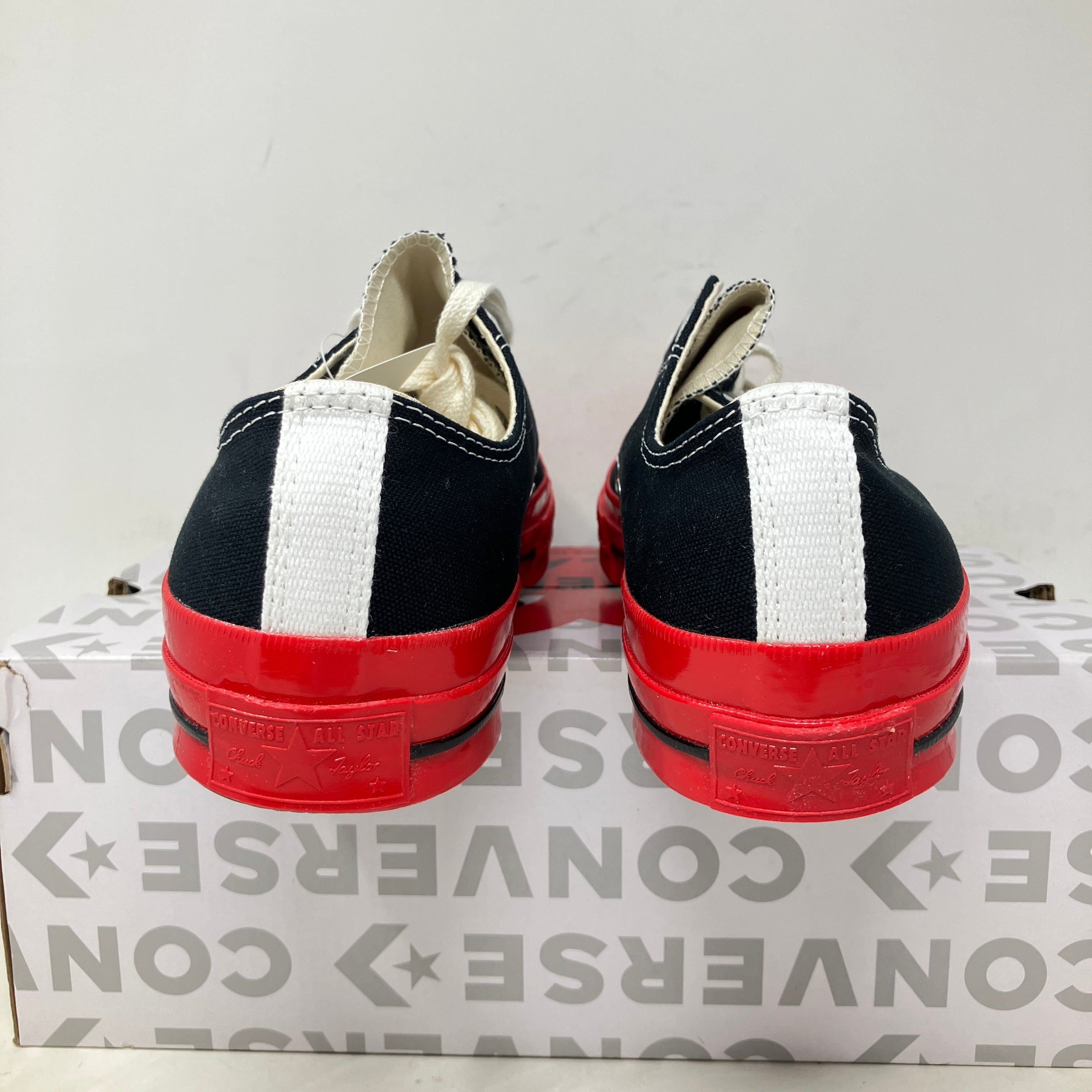 Converse Chuck Taylor All Star 70 Ox Comme des Garcons PLAY Black Red Midsole