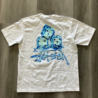 Stussy Melted Tee White