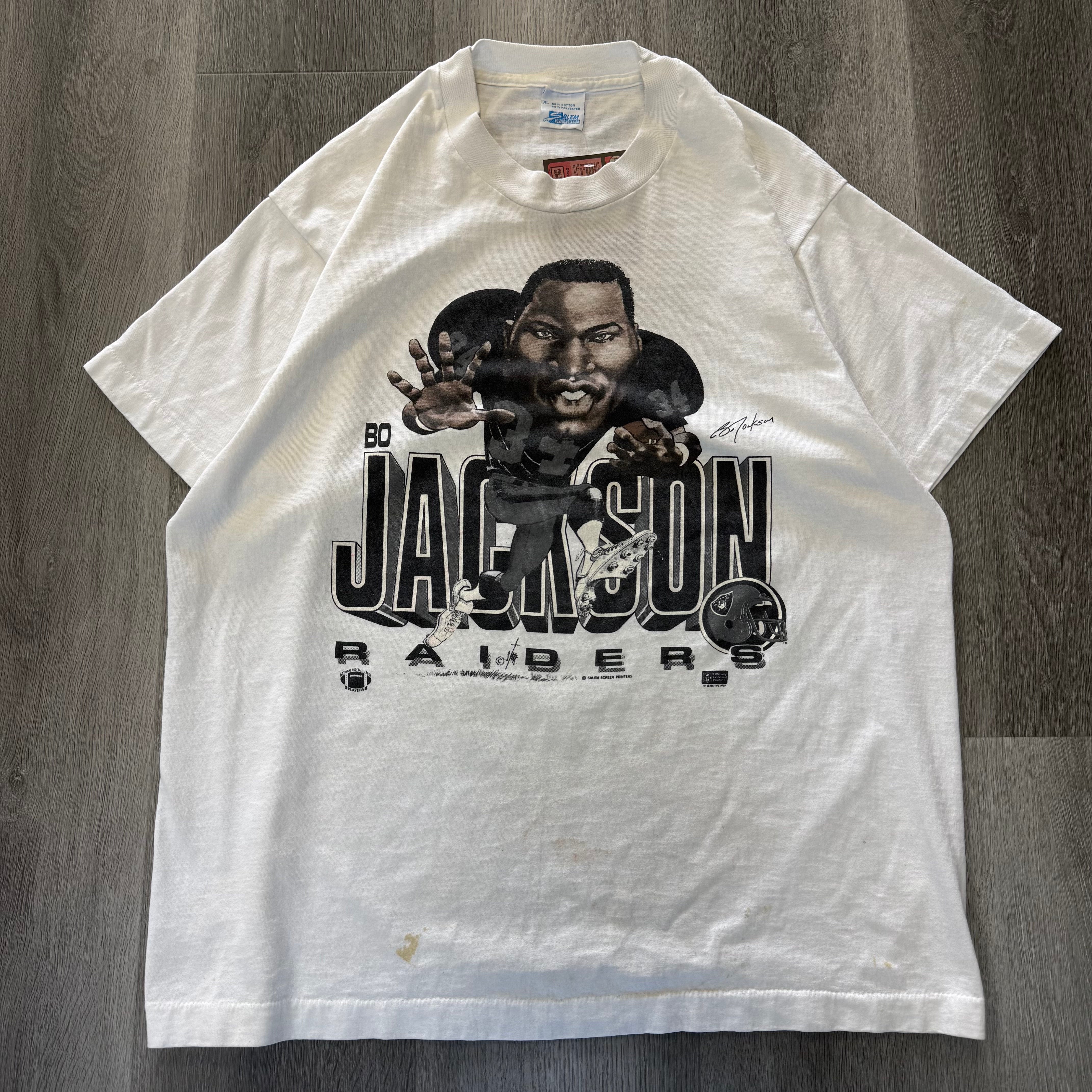 Vintage 1987 Salem Raiders Bo Jackson tee