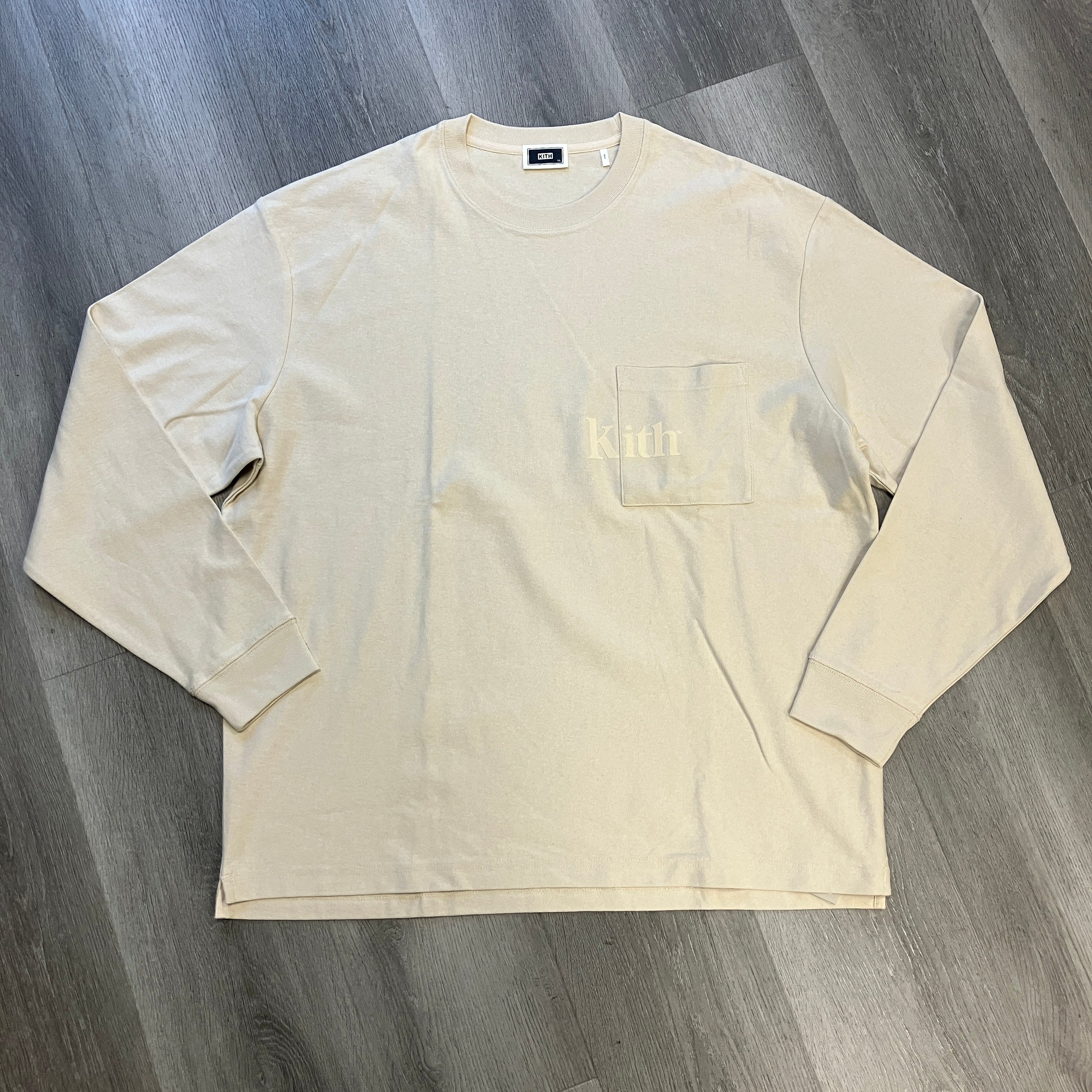 Kith Long Sleeve Quinn Tee Tan