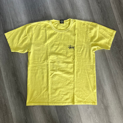 Stussy Basic Pigment Dyed Tee Yellow