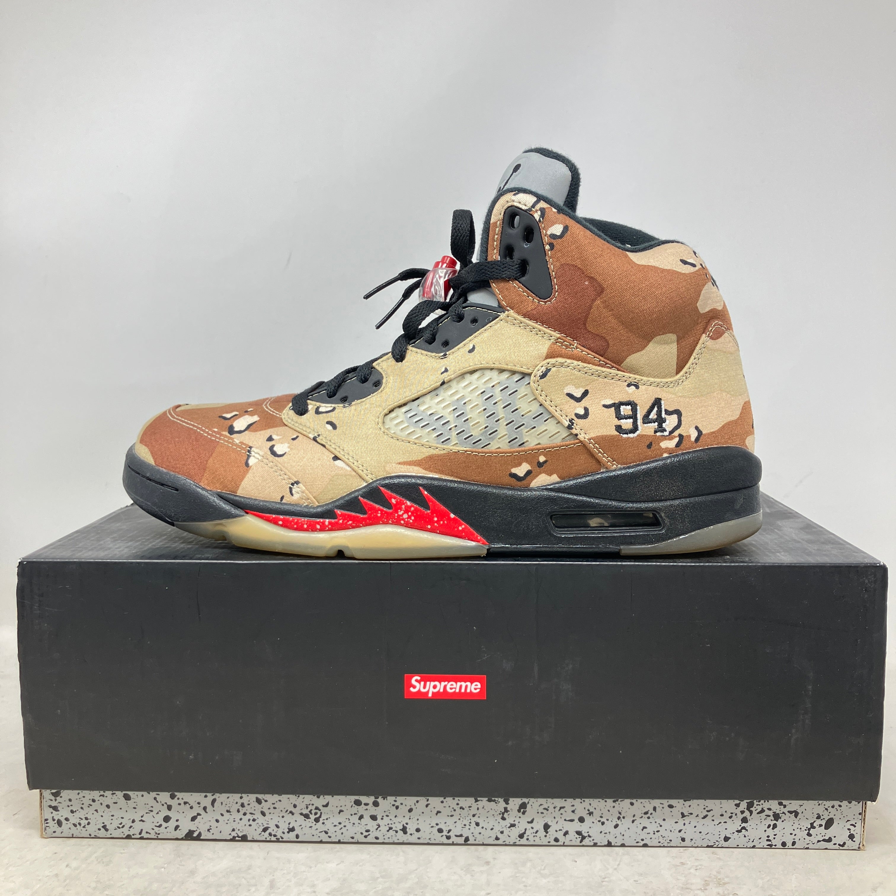 Jordan 5 Retro Supreme Desert Camo