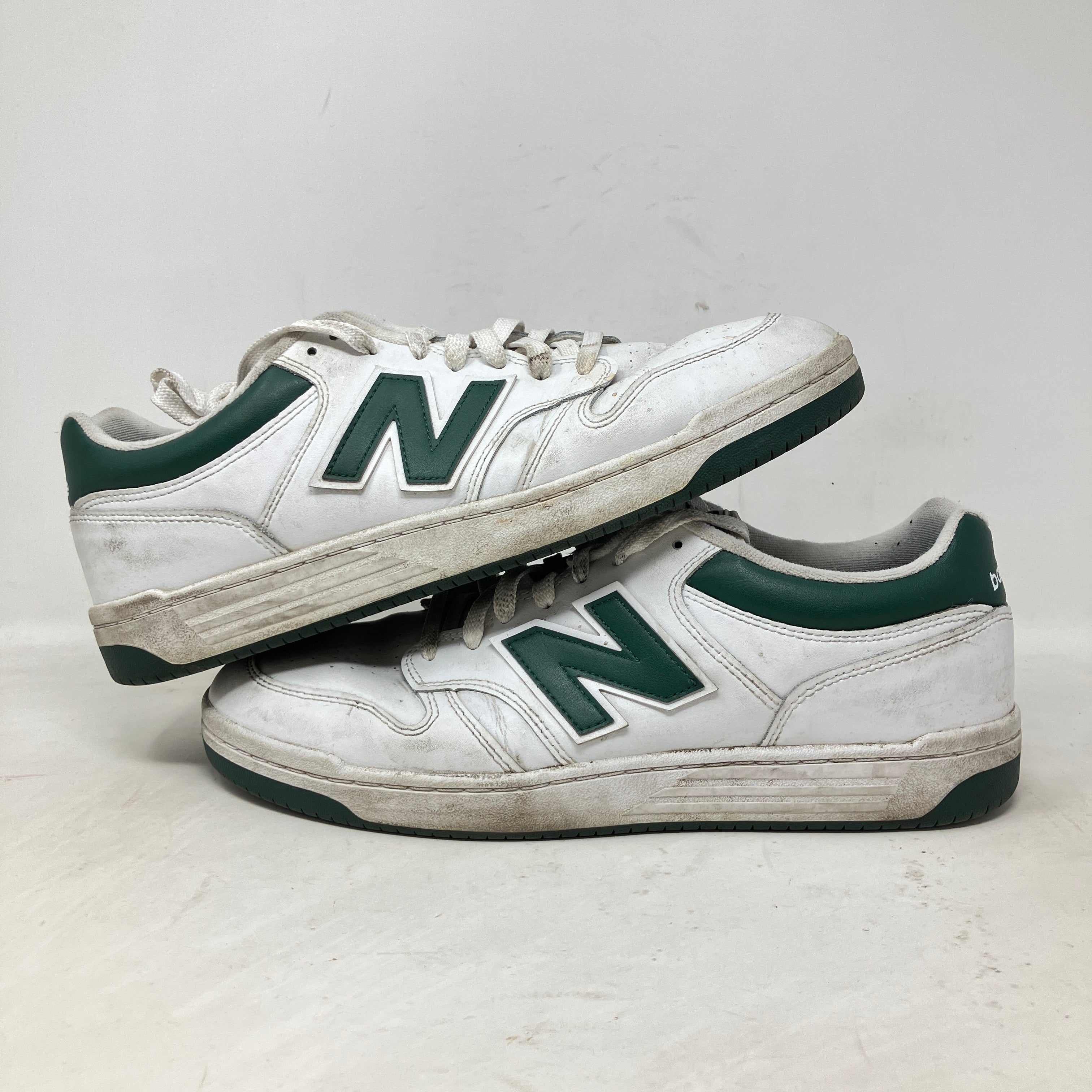 New Balance 480 White Nightwatch Green